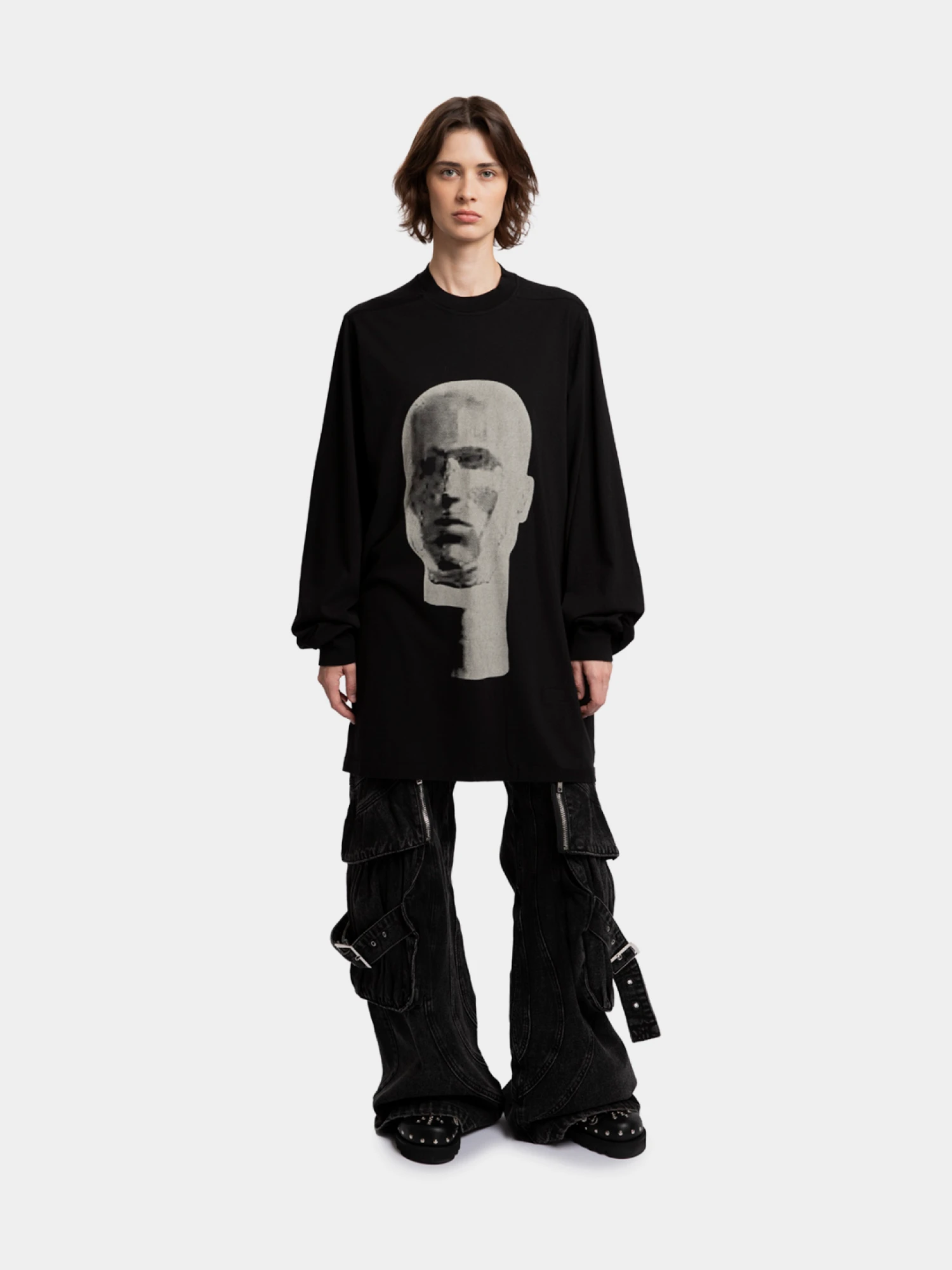 Лонгслив RICK OWENS DRKSHDW Jumbo Black/Pearl