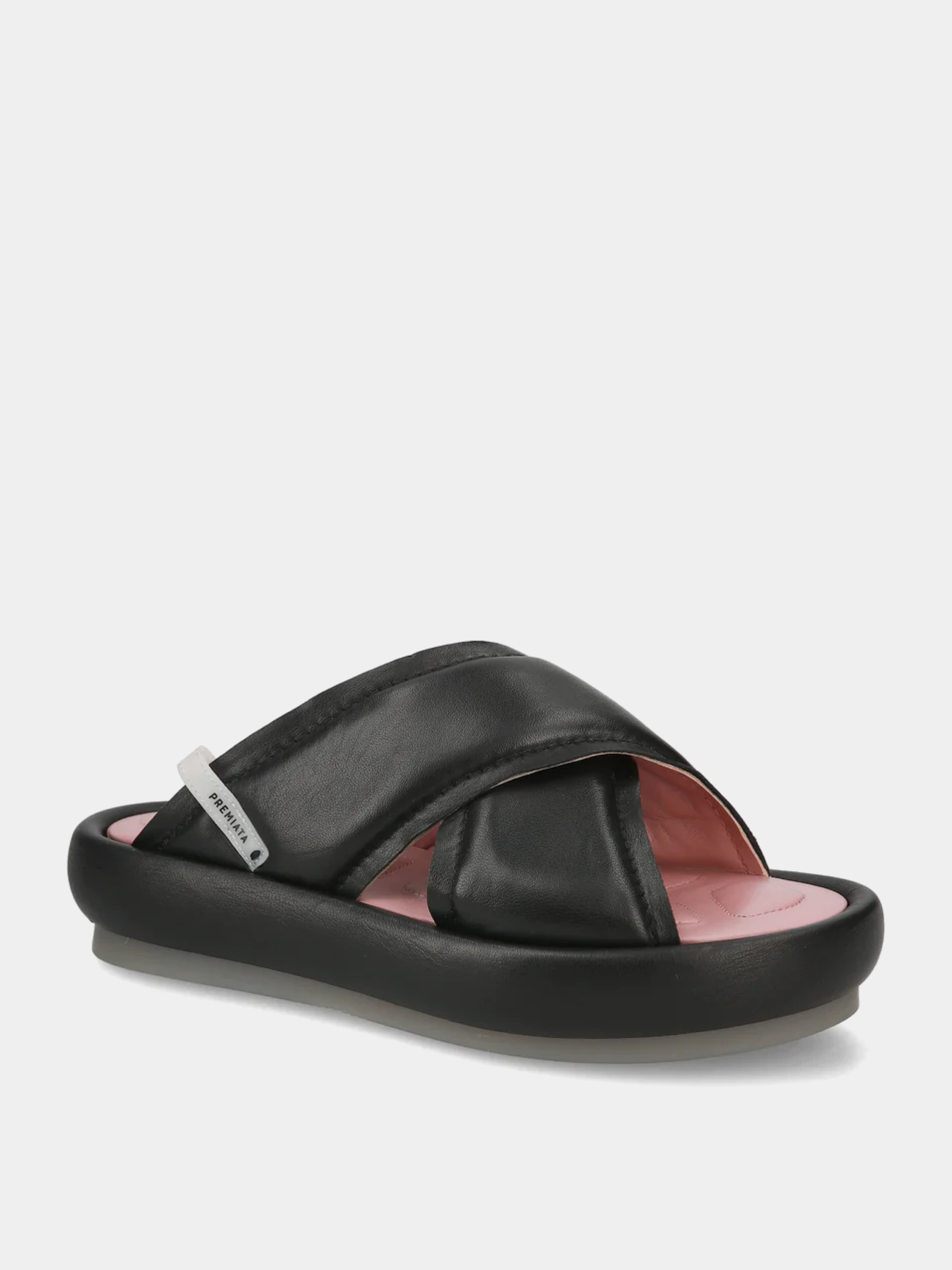 Женские сандалии Premiata M6726 Napa Nero + Fod Malva