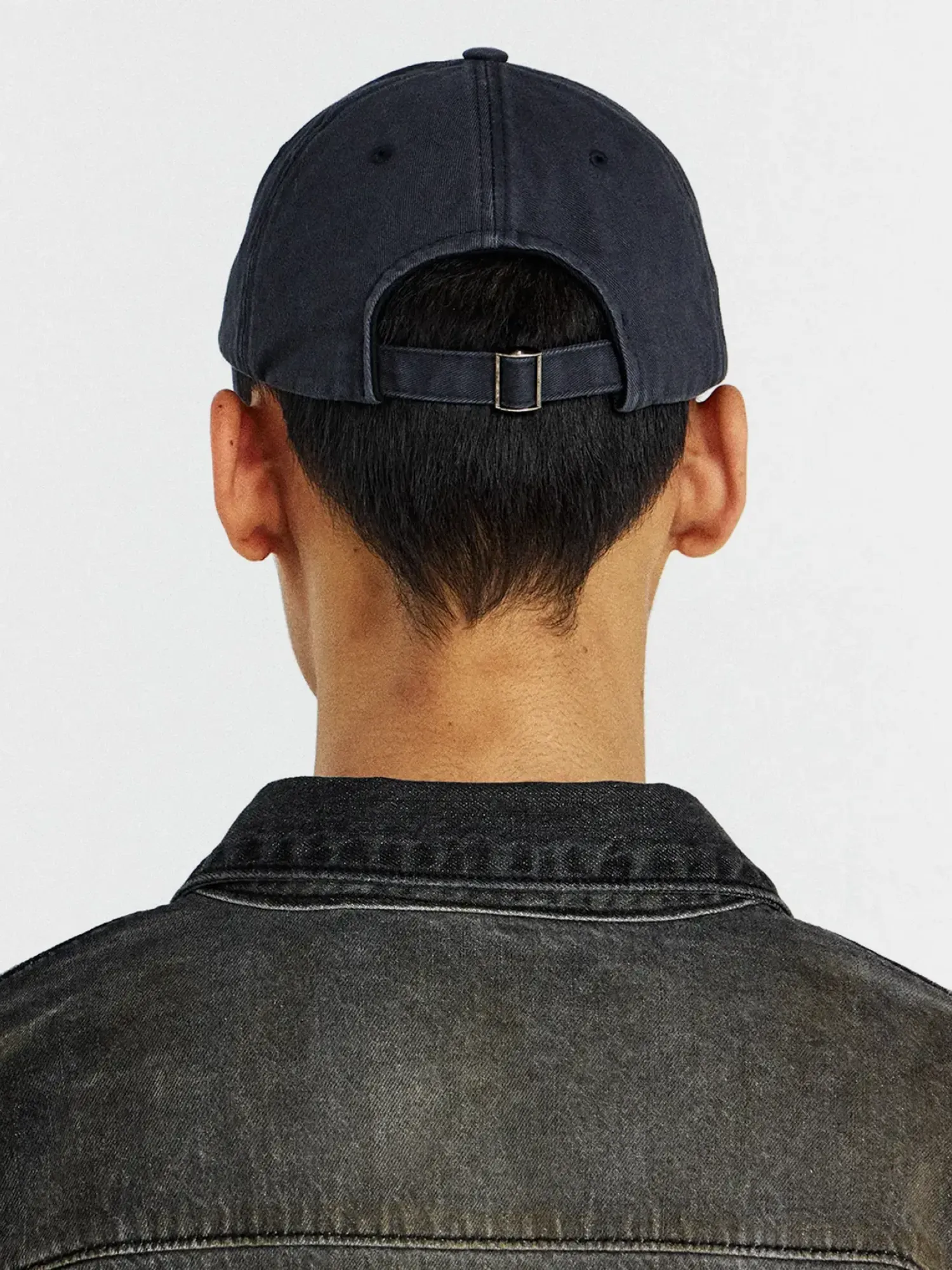 Кепка UNAFFECTED Washed U Ball Dark Navy