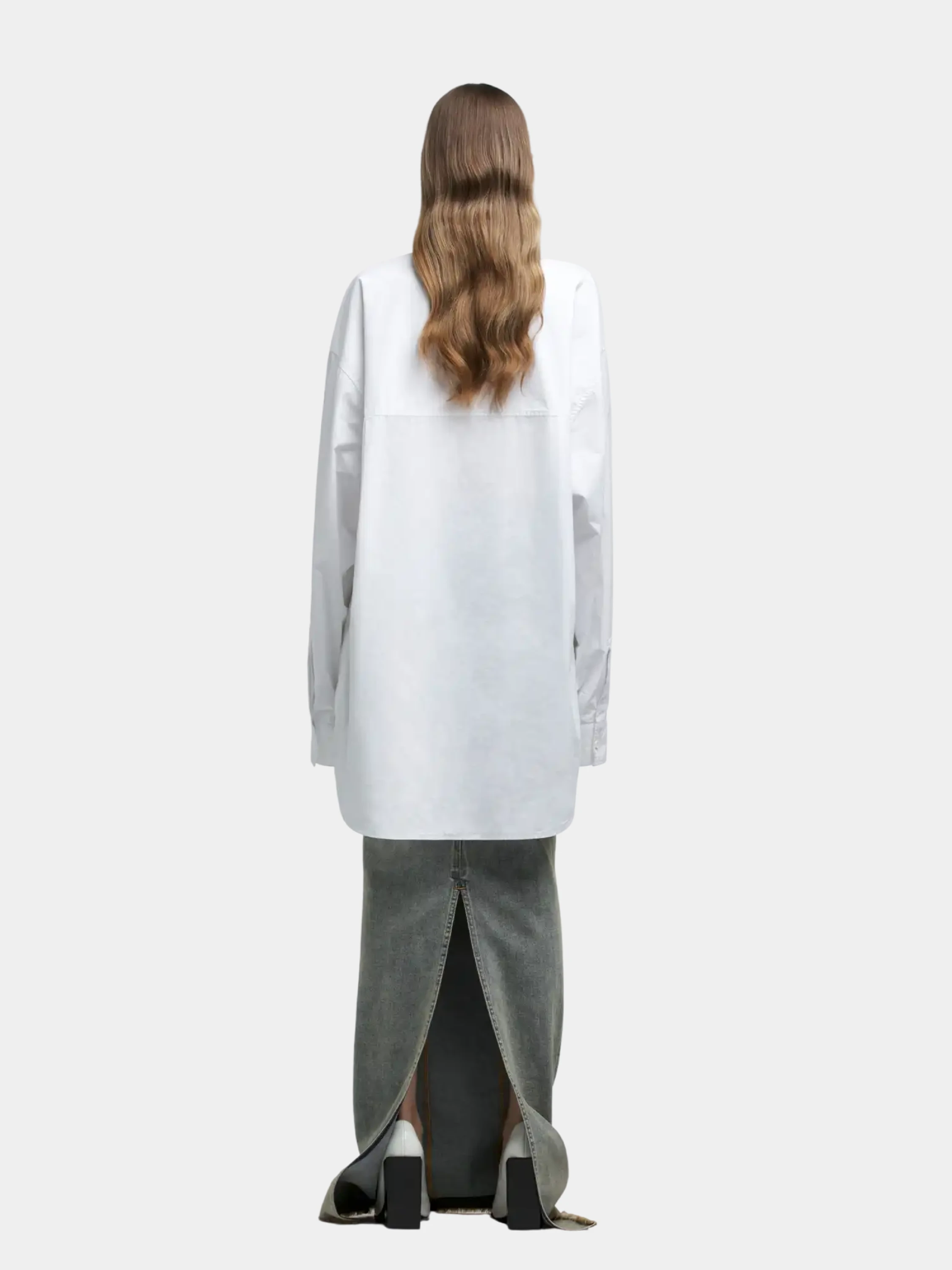 Рубашка entire studios Giant Shirt White