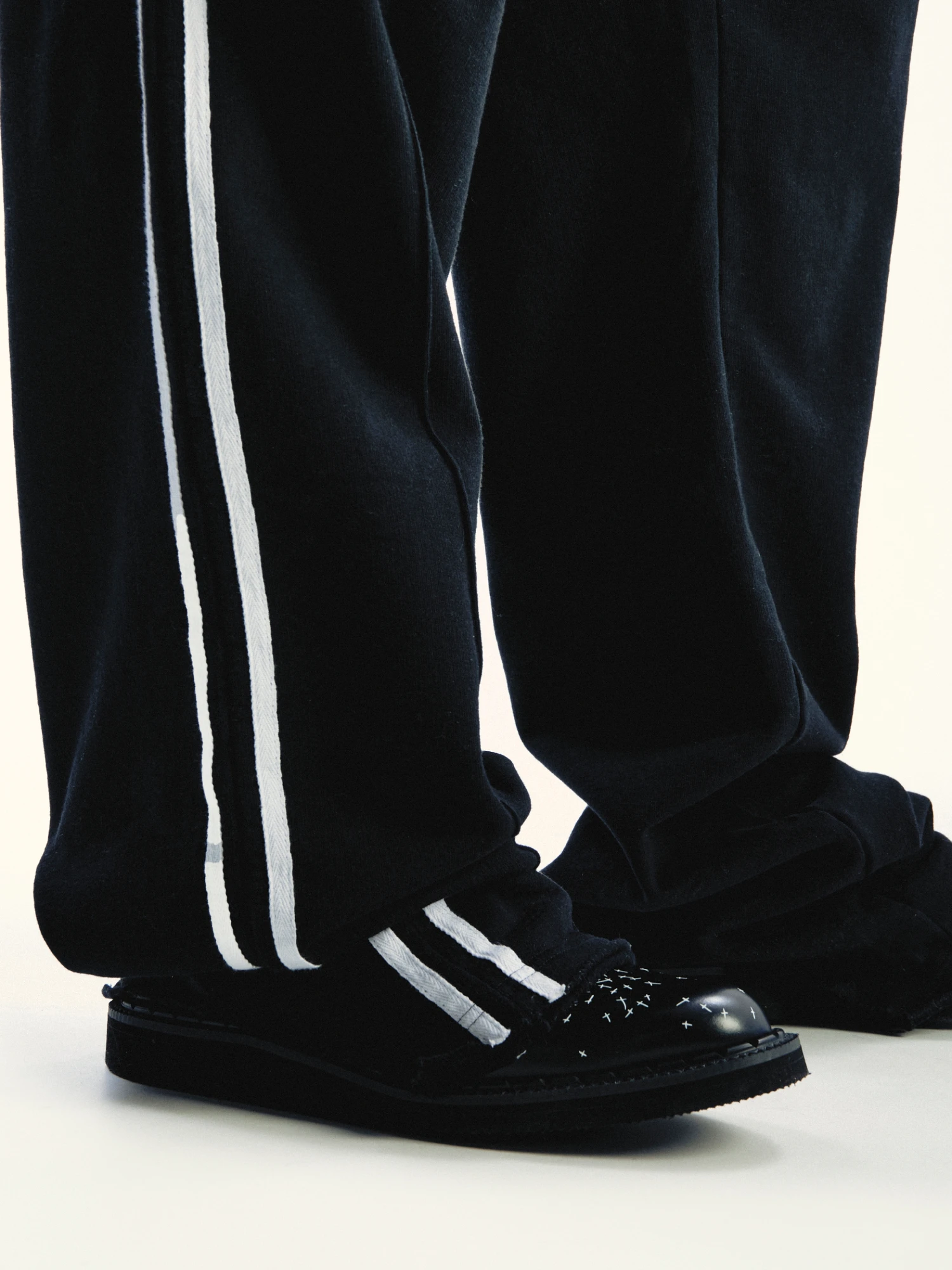 Брюки Martine Rose Wide Leg Trackpant Black
