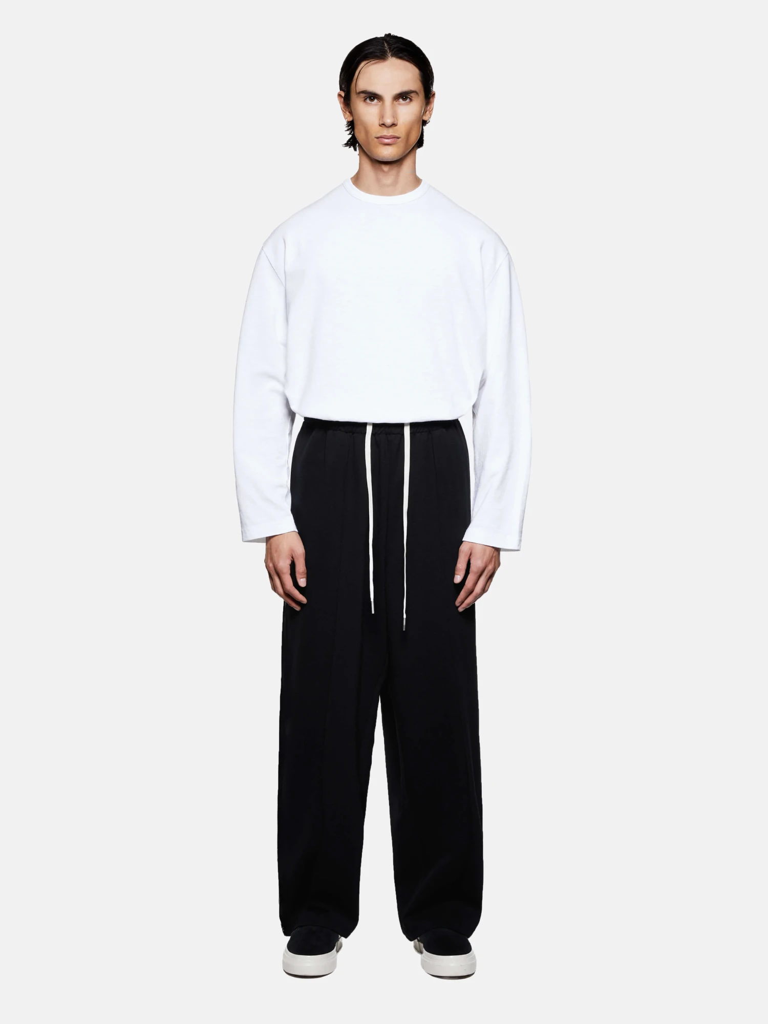 Брюки MKI MIYUKI ZOKU Wide Fit Poly Track Black