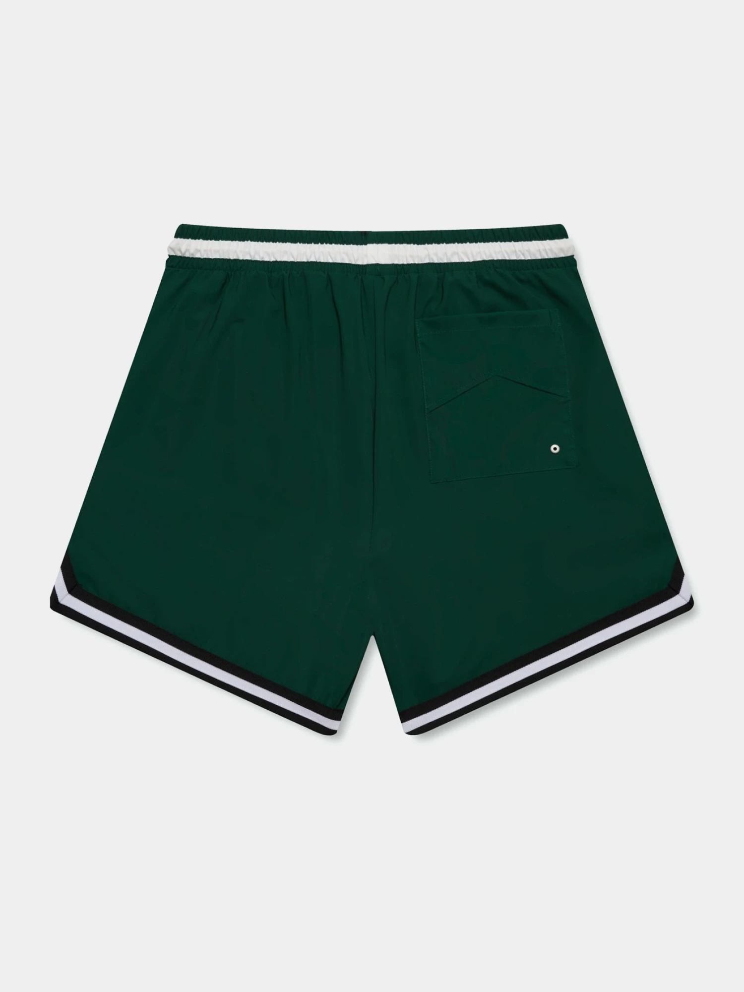 Шорты RHUDE Logo Basketball Swim Forest Green/Black/White