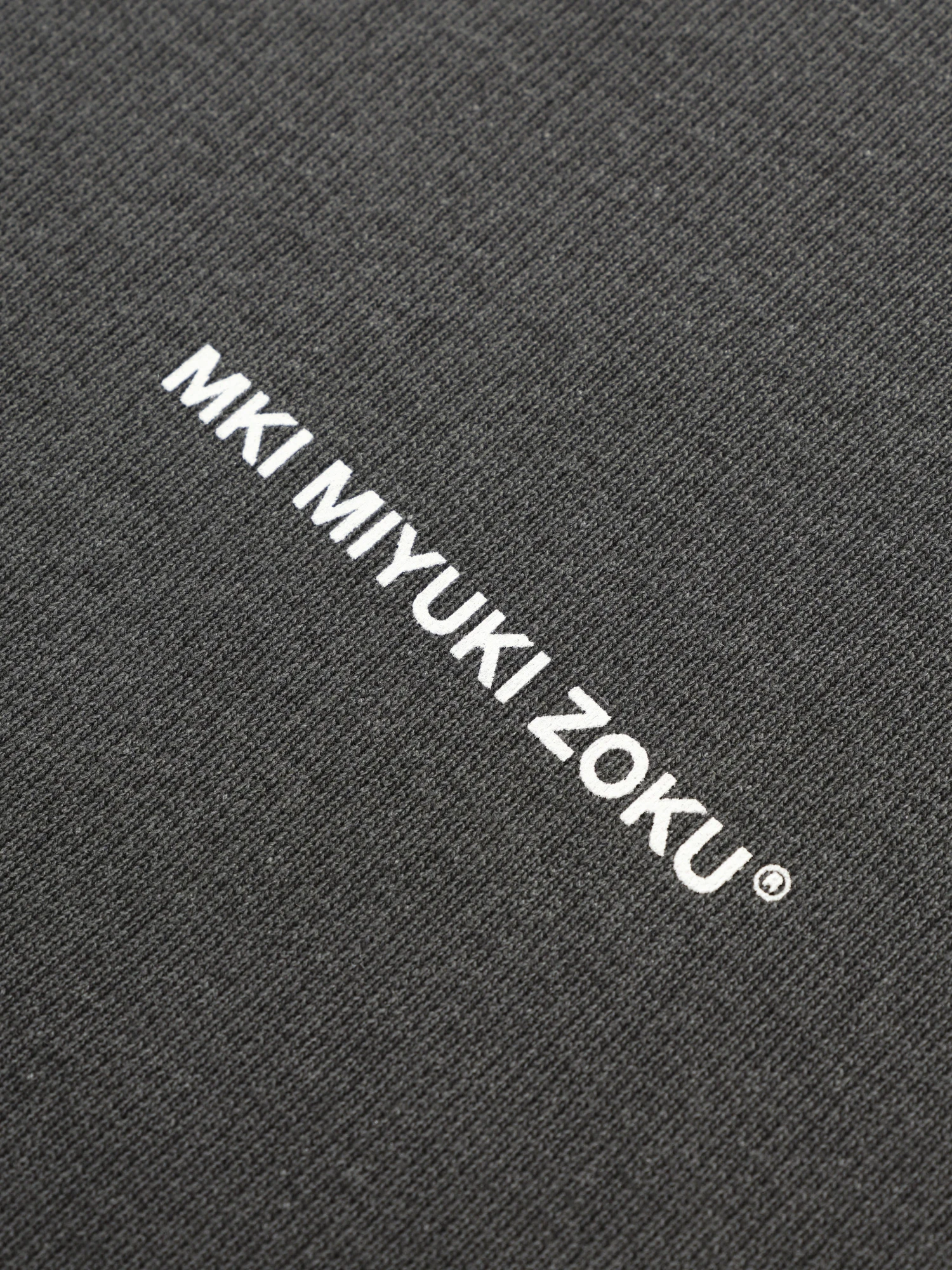 Зип-худи MKI MIYUKI ZOKU Uniform Zip Hoody Pigment Black