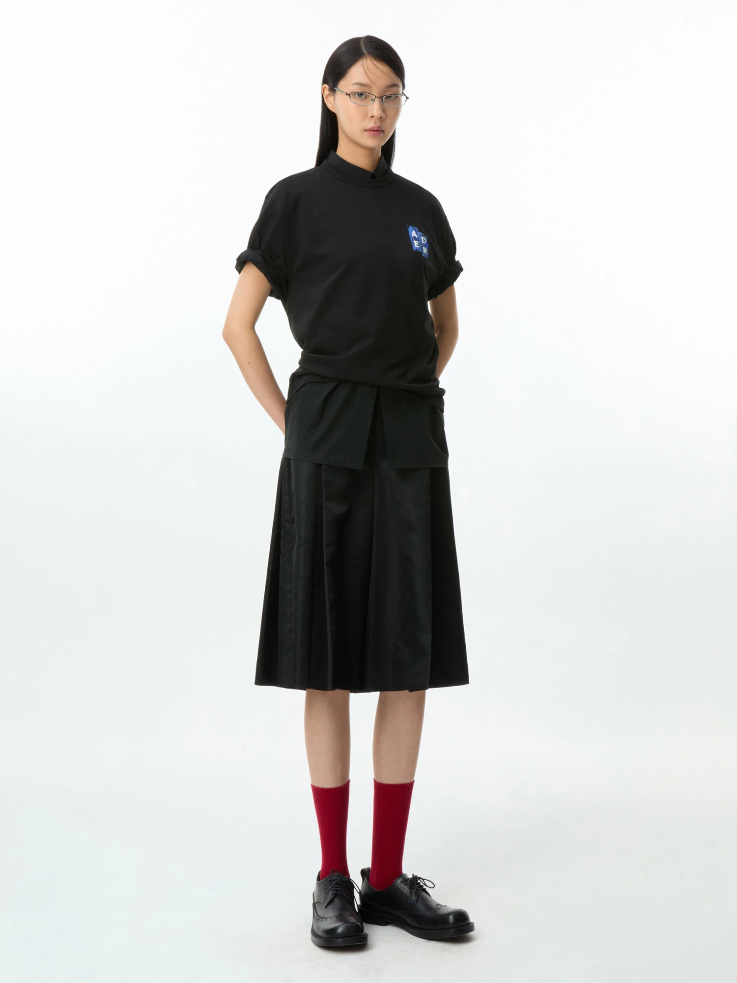Футболка ADERERROR Sig; BL Tag t-Shirt 06 Black