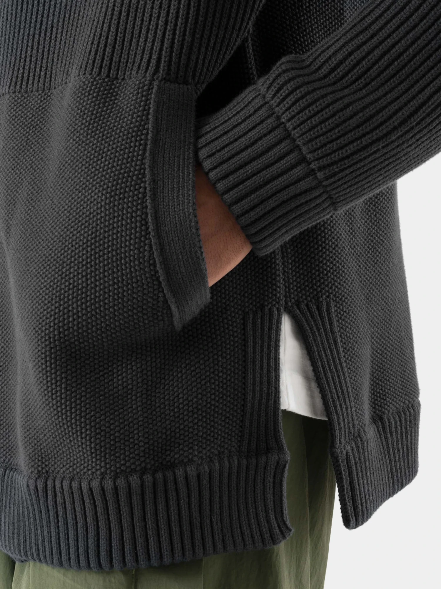 Кардиган MAHARISHI 1461 Maharishi Knitted Kimono Black