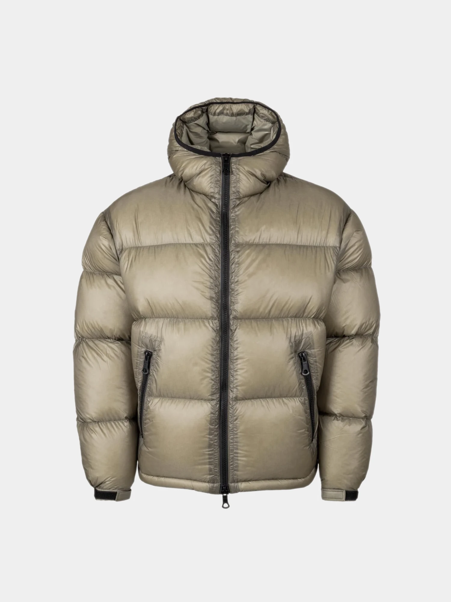 Пуховик MKI MIYUKI ZOKU Translucent Hooded Bubble Sage
