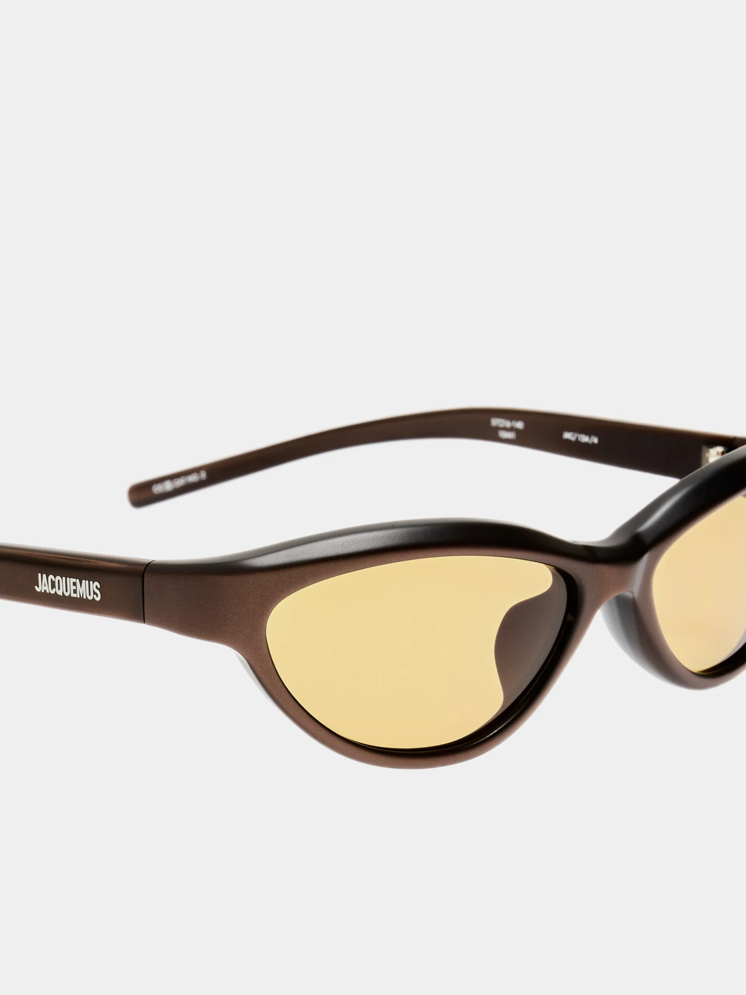 Очки JACQUEMUS Curvo Metallic Brown