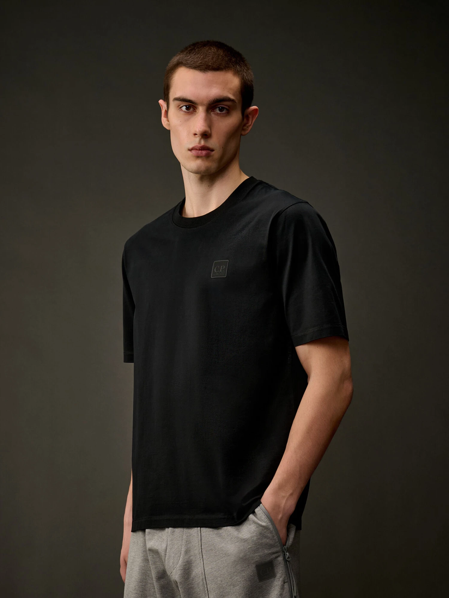 Футболка C.P. Company The Metropolis Series Mercerized Black
