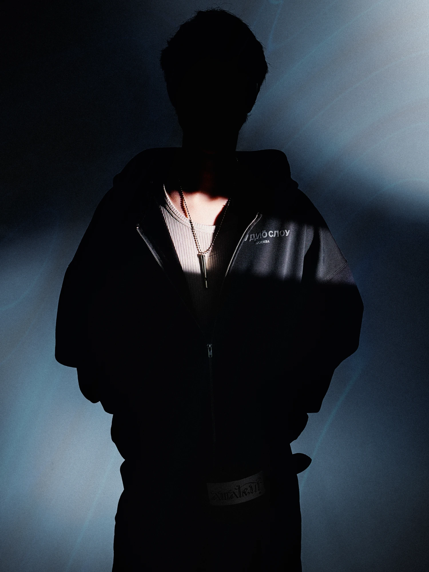 Зип-худи Studio Slow x ÖMANKÖ Logo Hoodie Black