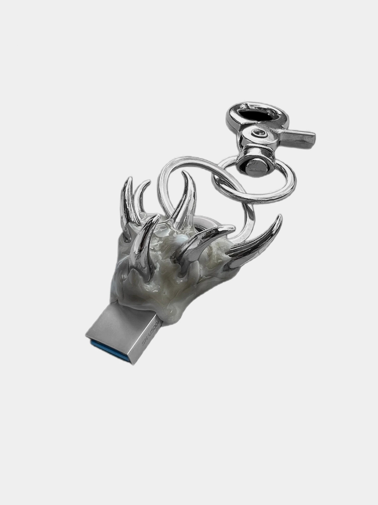 Флешка-брелок CASPER DIY Drive Keychain White