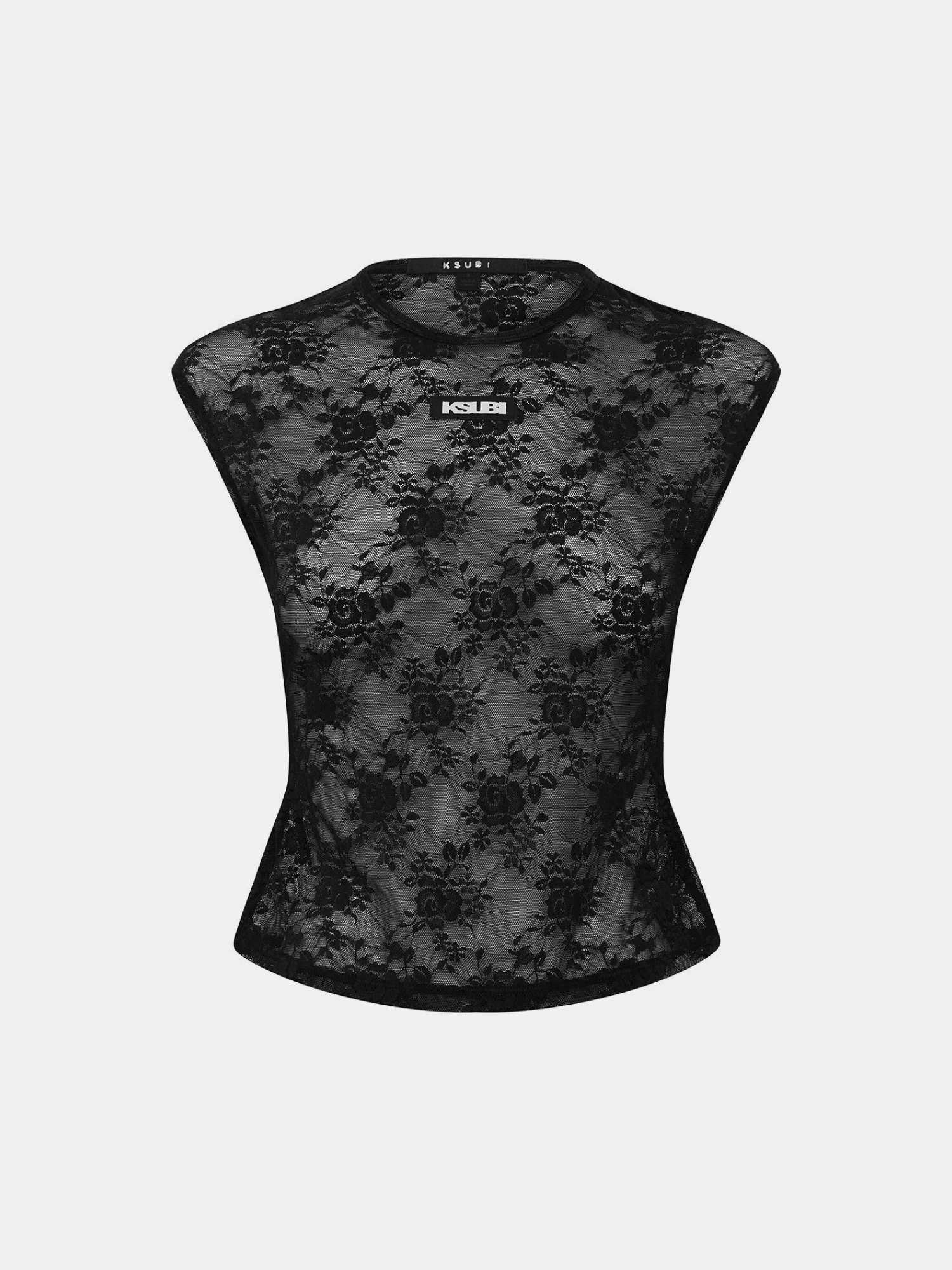 Женский Топ Ksubi Slim Tee Black Lace