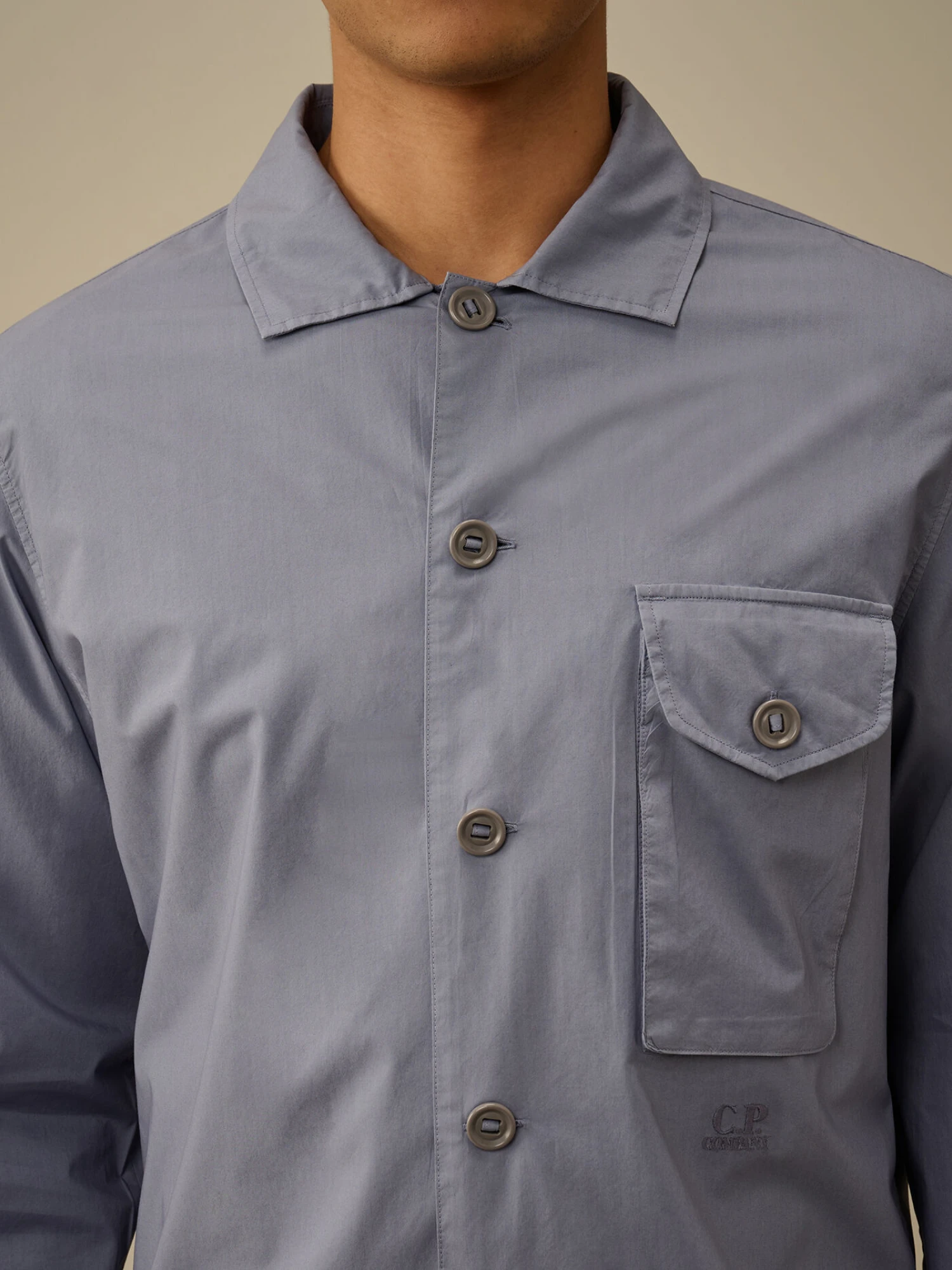 Рубашка C.P. Company Popeline Shirt Lavander Violet