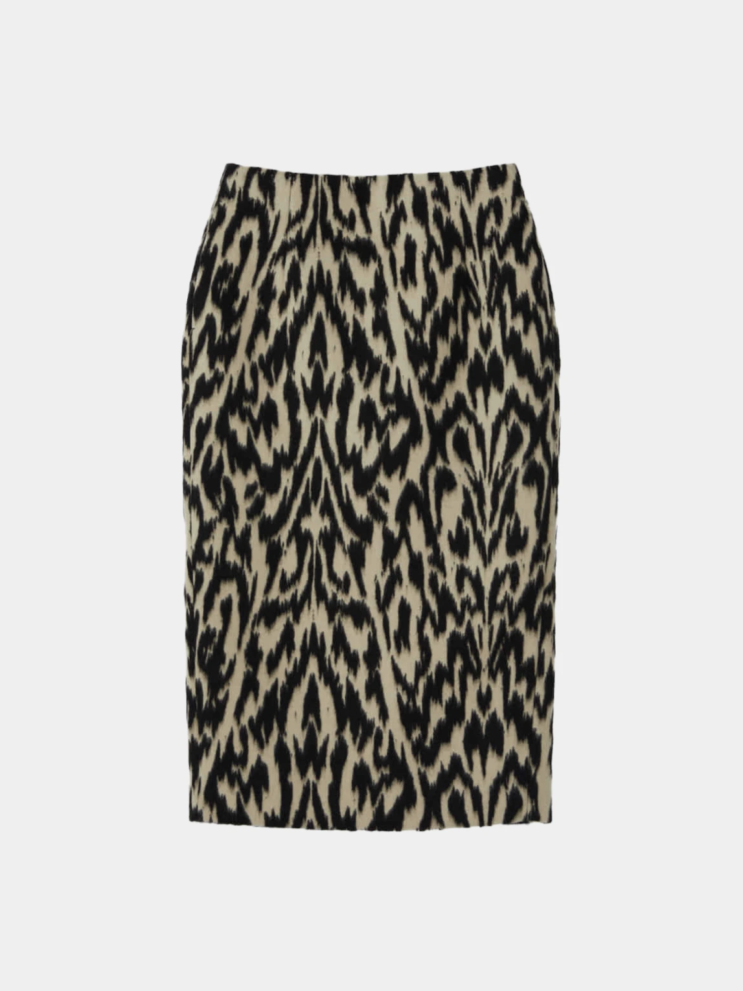 Женская юбка Recto Leopard Wool Midi Dark Brown