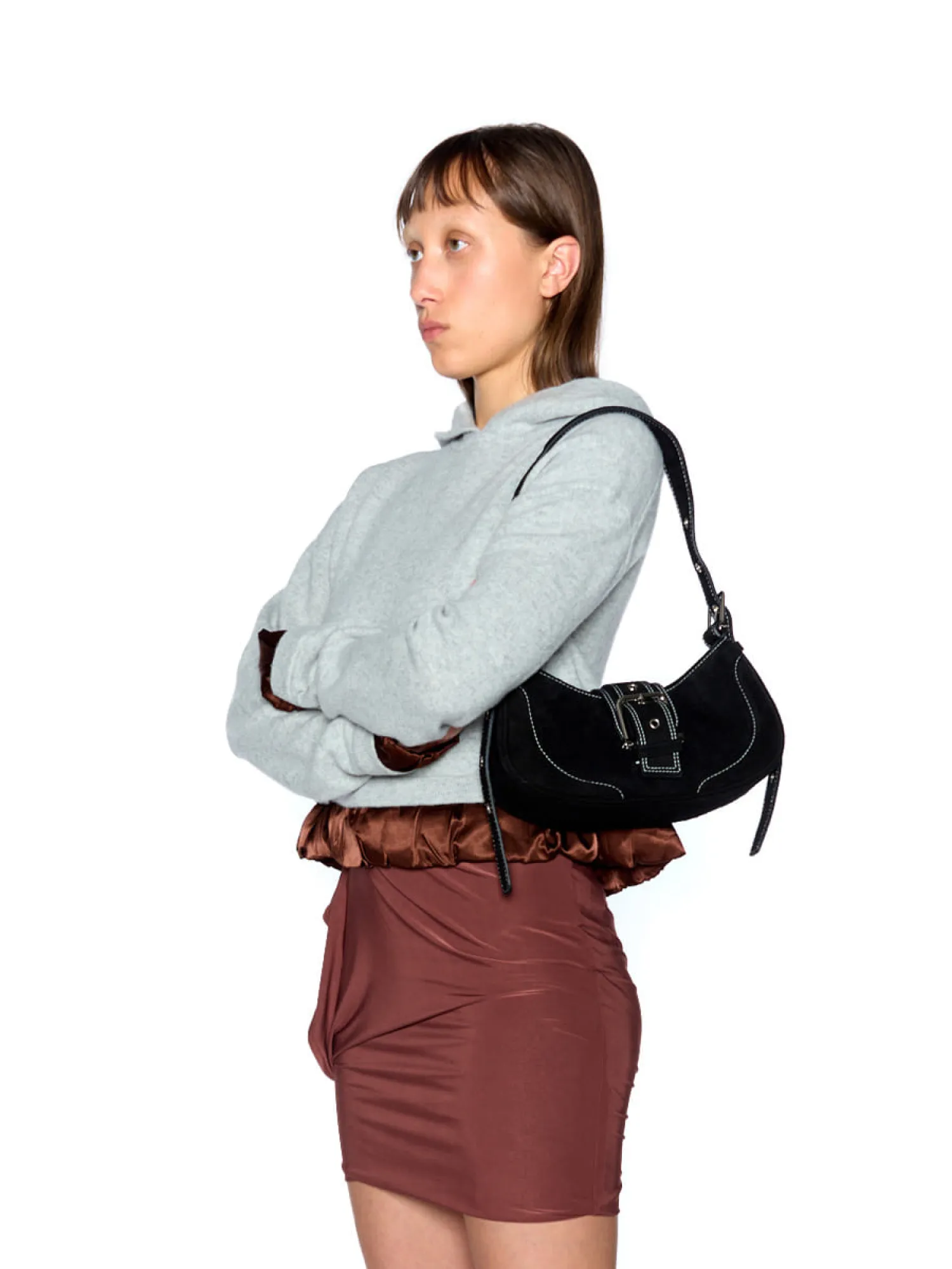 Сумка OSOI Hobo Brocle Denim Black