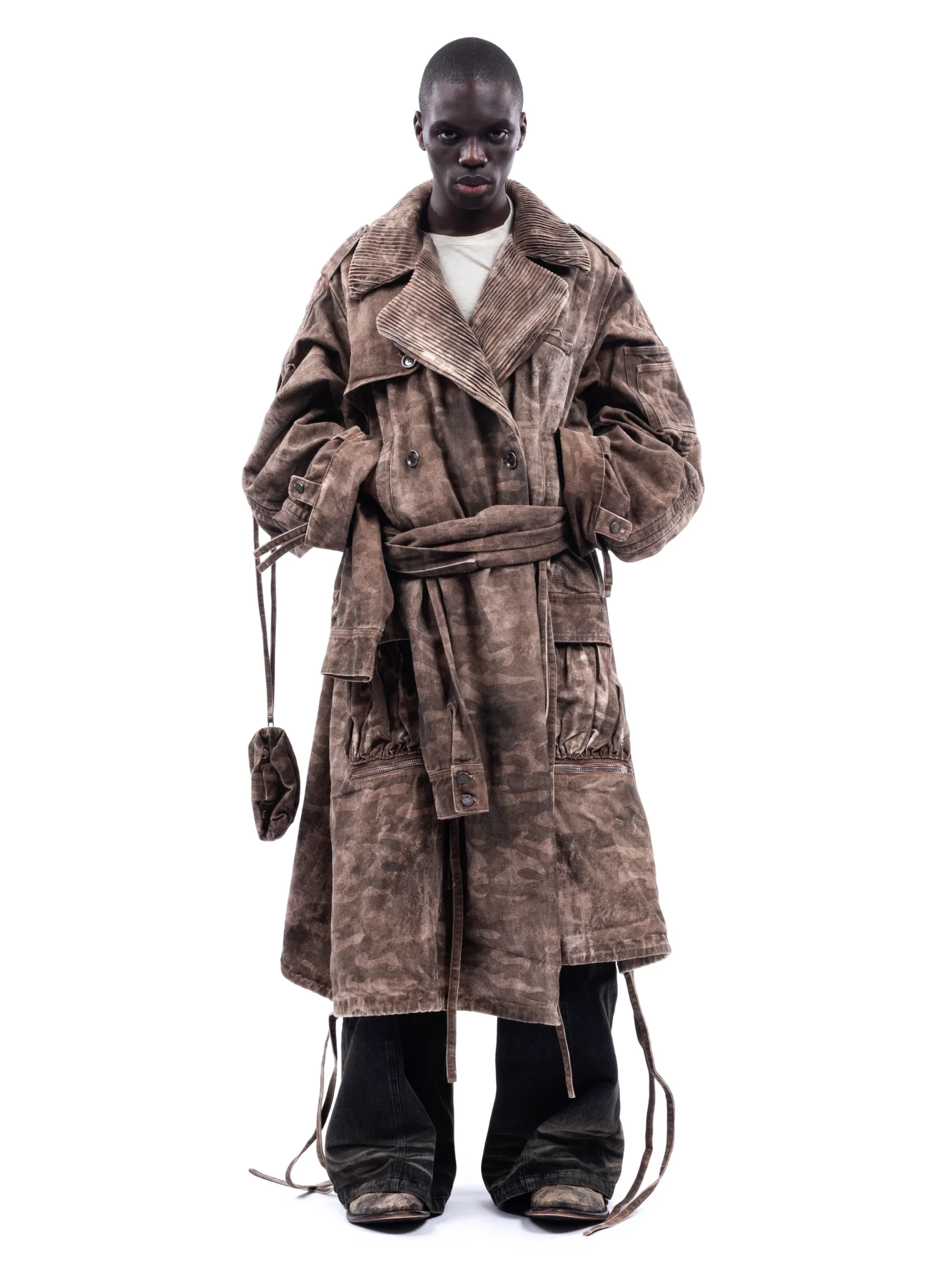 Пальто NO/FAITH STUDIOS Denim Coat Camo