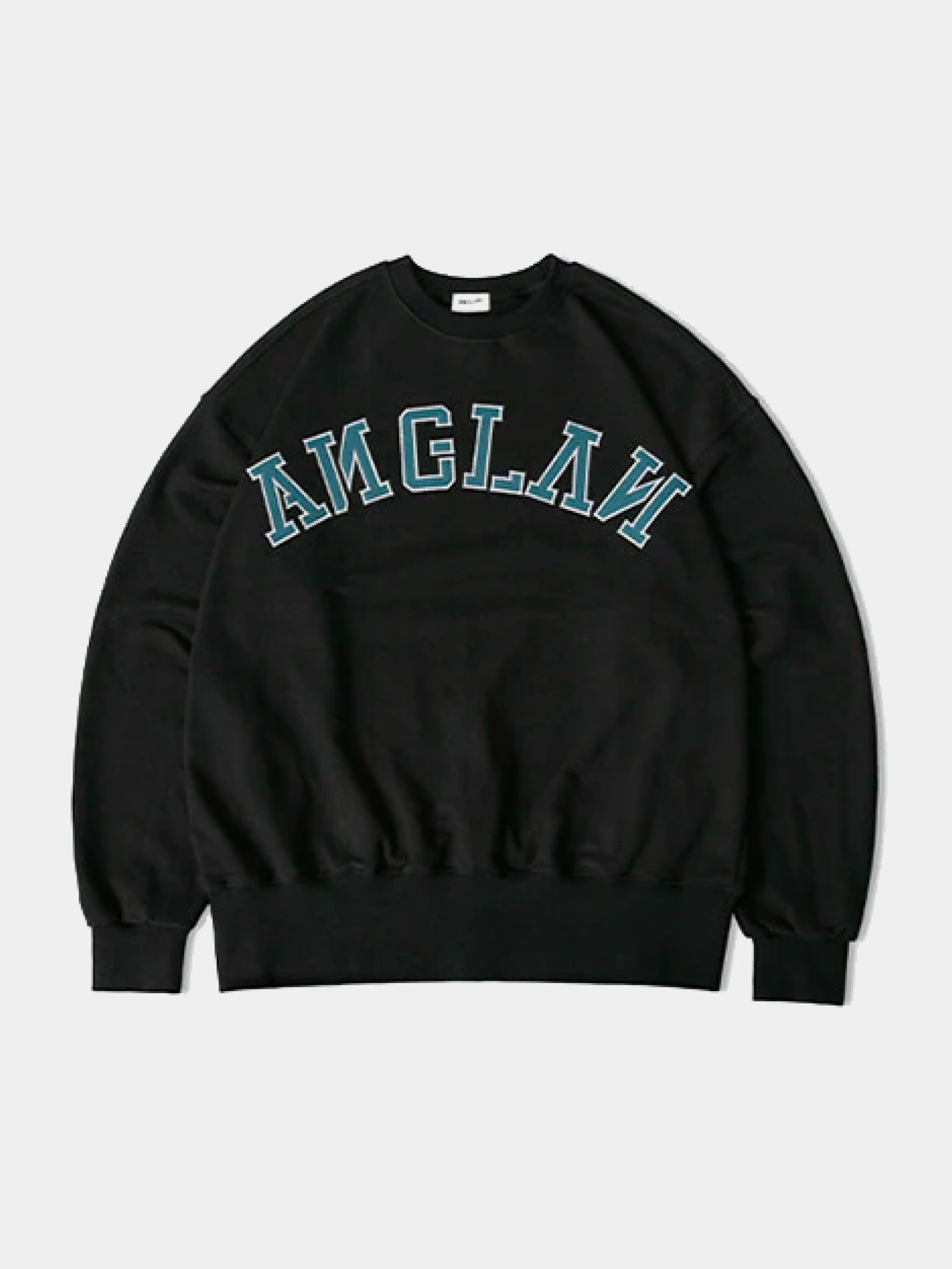 Свитшот ANGLAN Applique Big Logo Sweatshirt Black