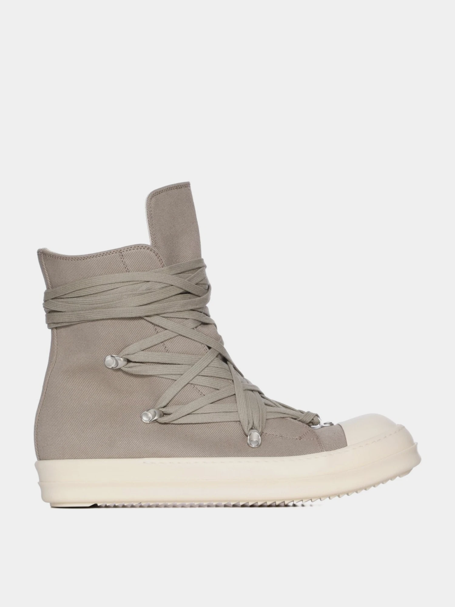 Кеды RICK OWENS DRKSHDW Megalaced Low Dirty Pearl/Milk