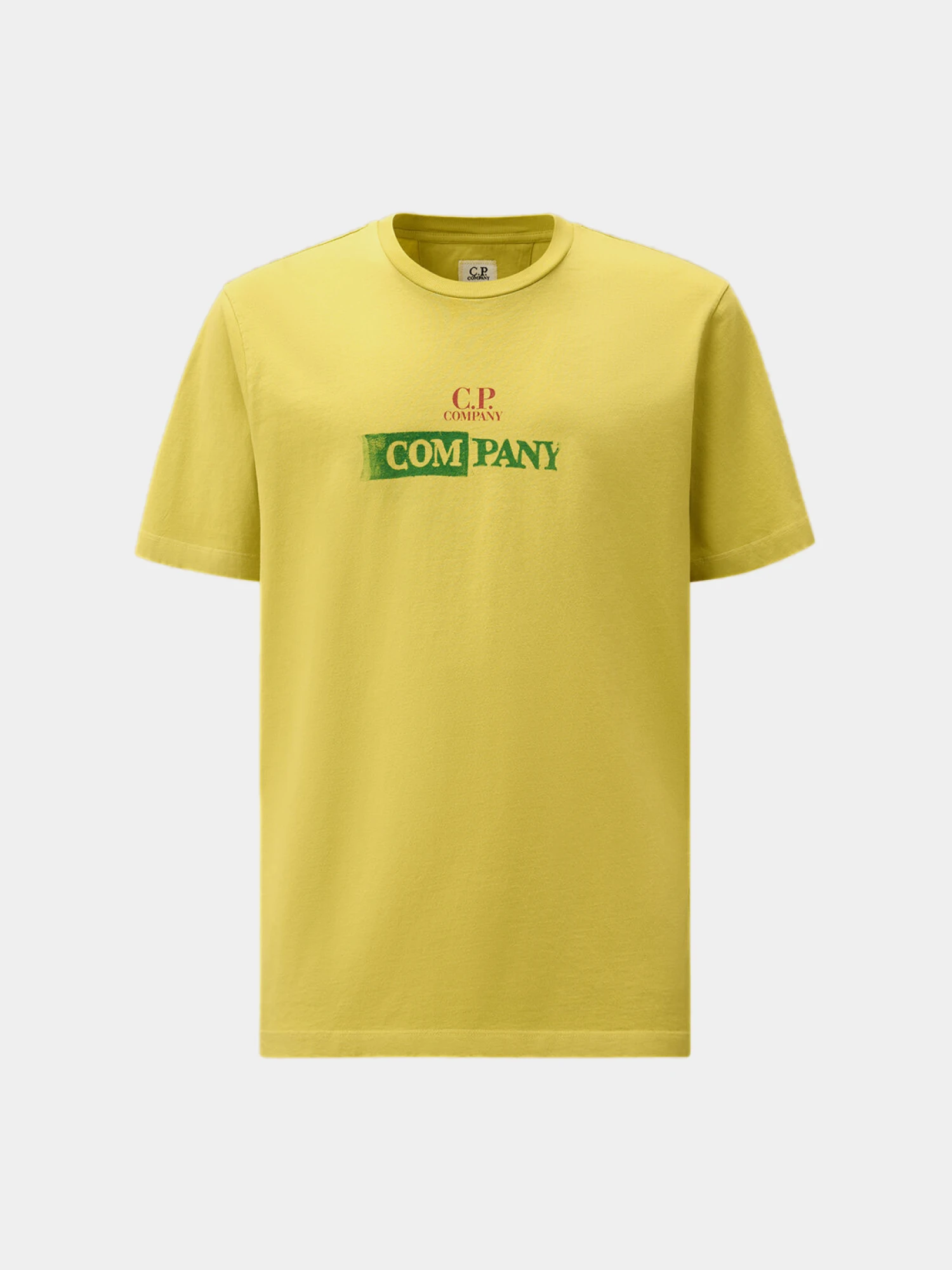 Футболка C.P. Company 24/1 Jersey Logo Cress Green