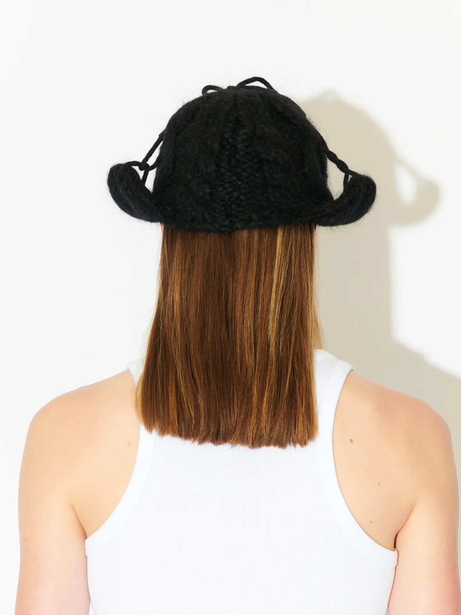 Шапка Charles Jeffrey Loverboy Chunky Aviator Black