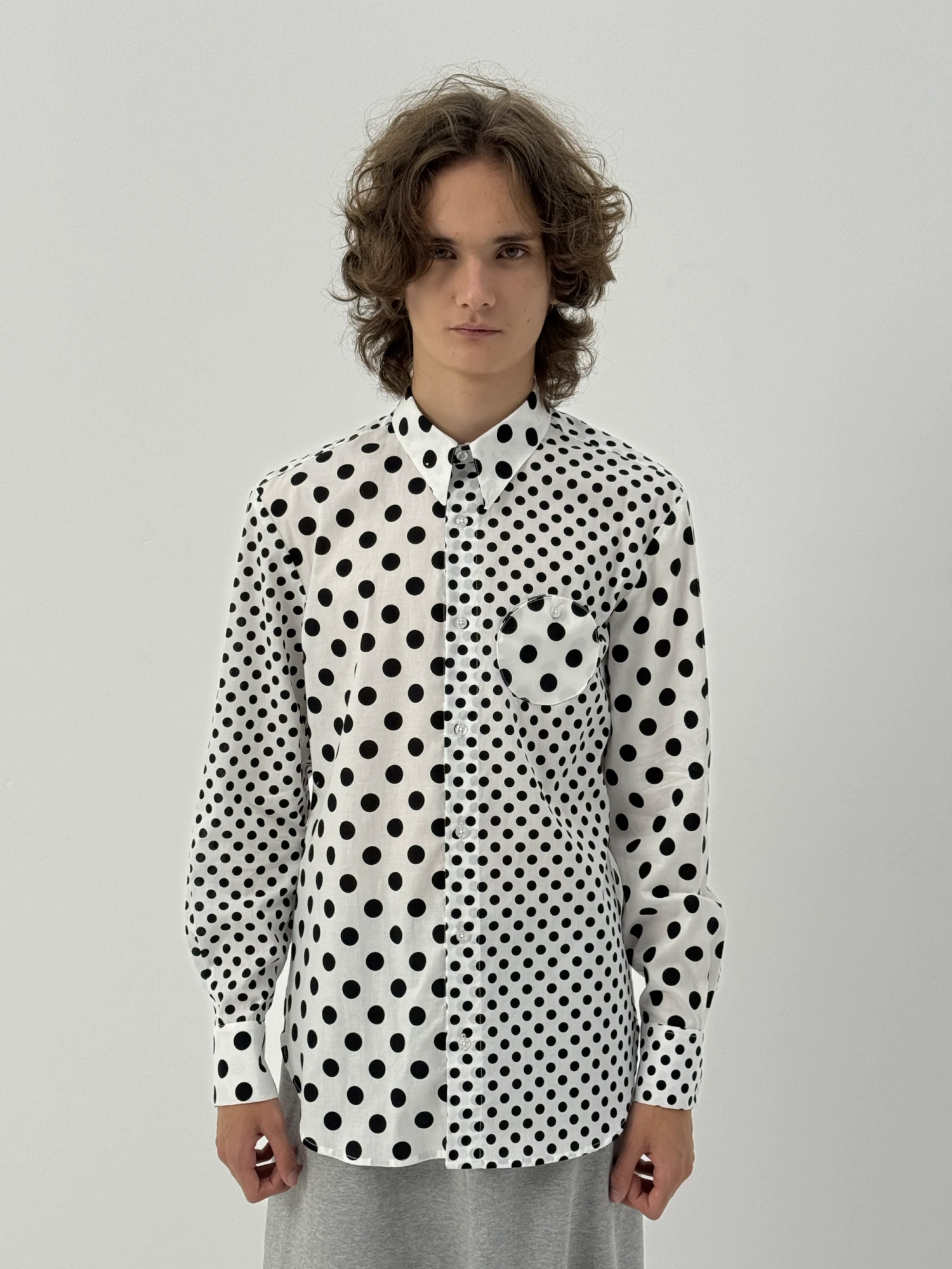 Рубашка Siniy Vsadnik Doubledots++ Shirt White/Black