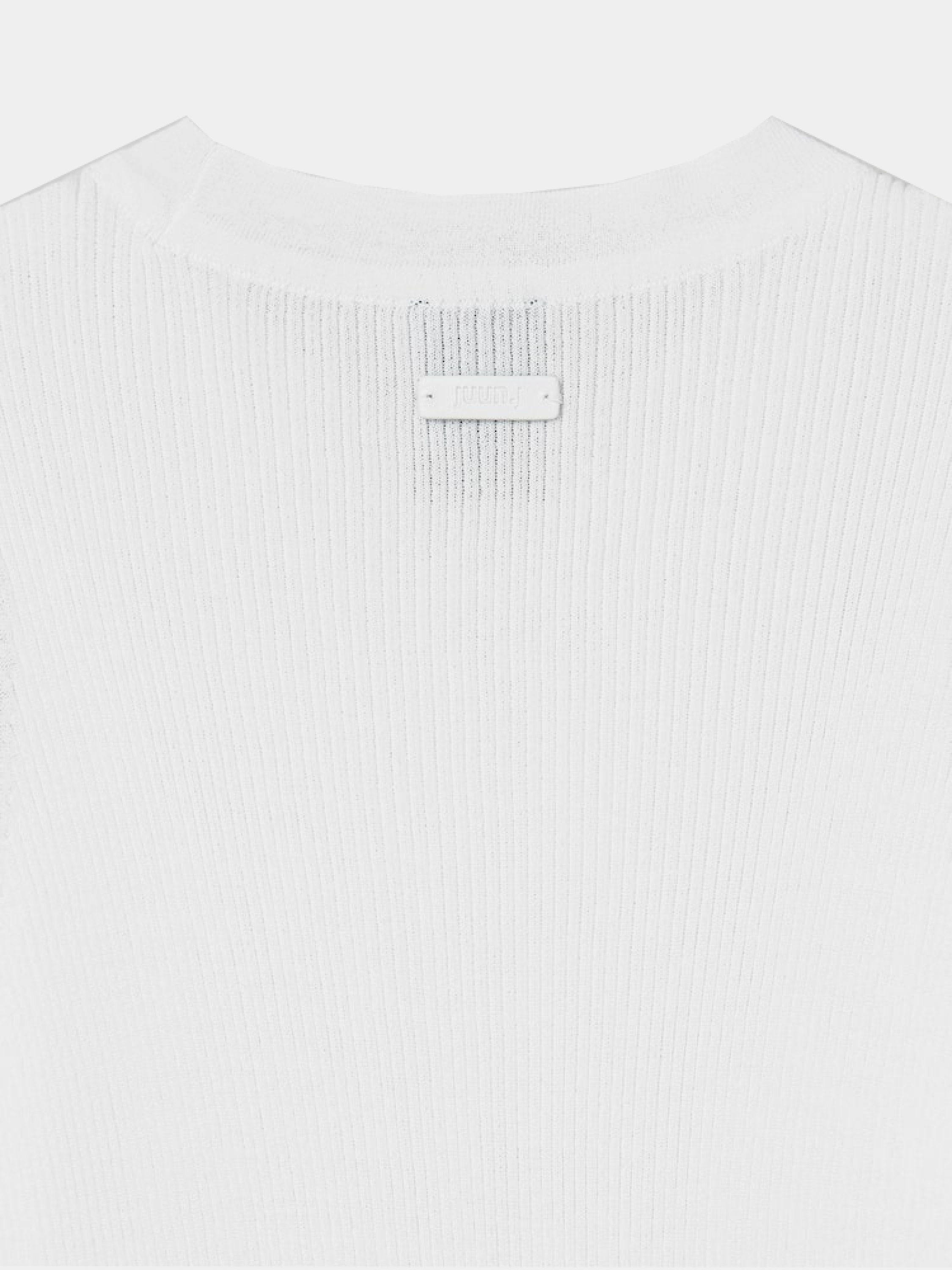 Женский пуловер JUUN.J See Through Round Neck White