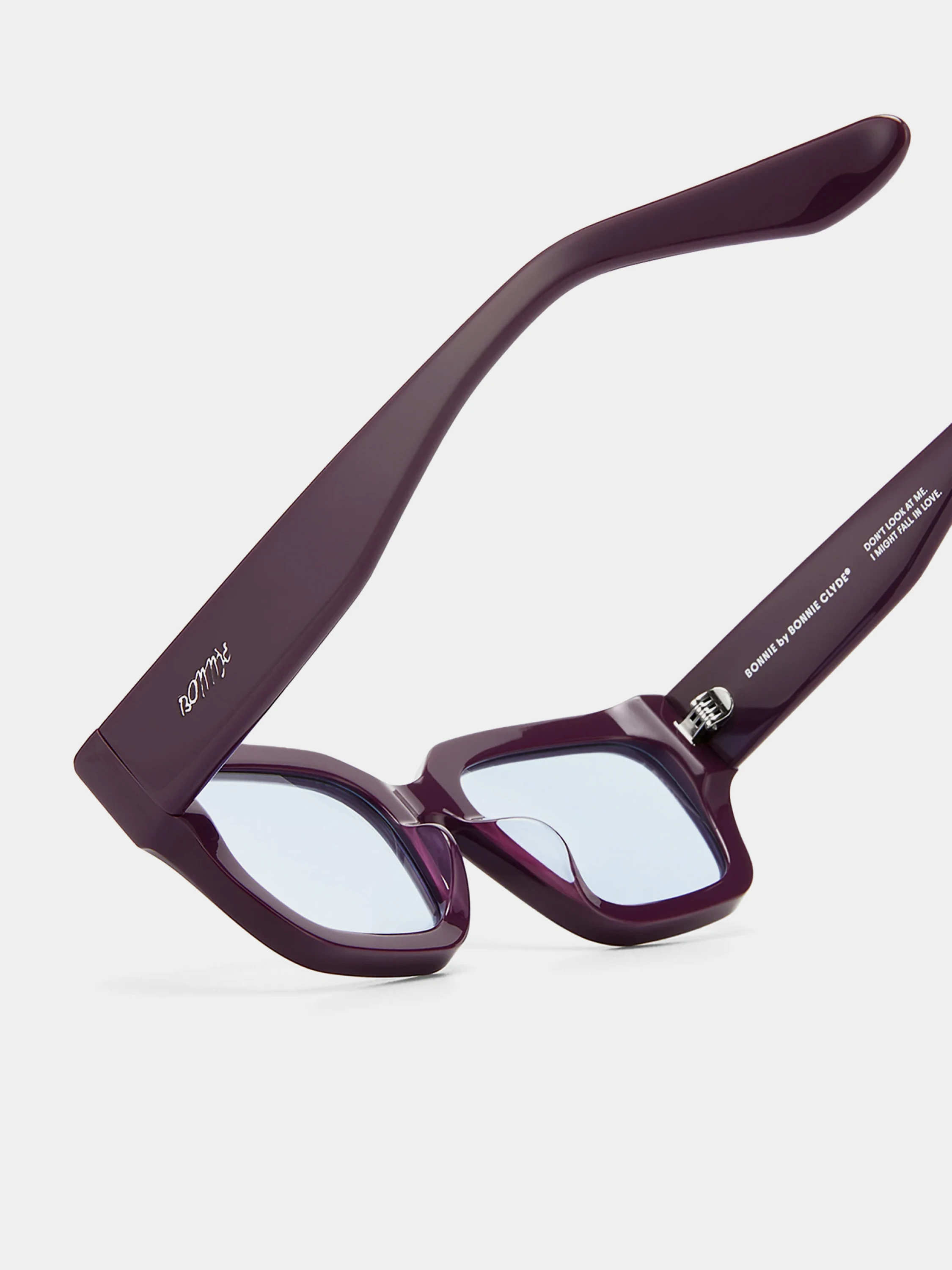 Очки Bonnie Clyde Punch Punch Purple & Blue Tint