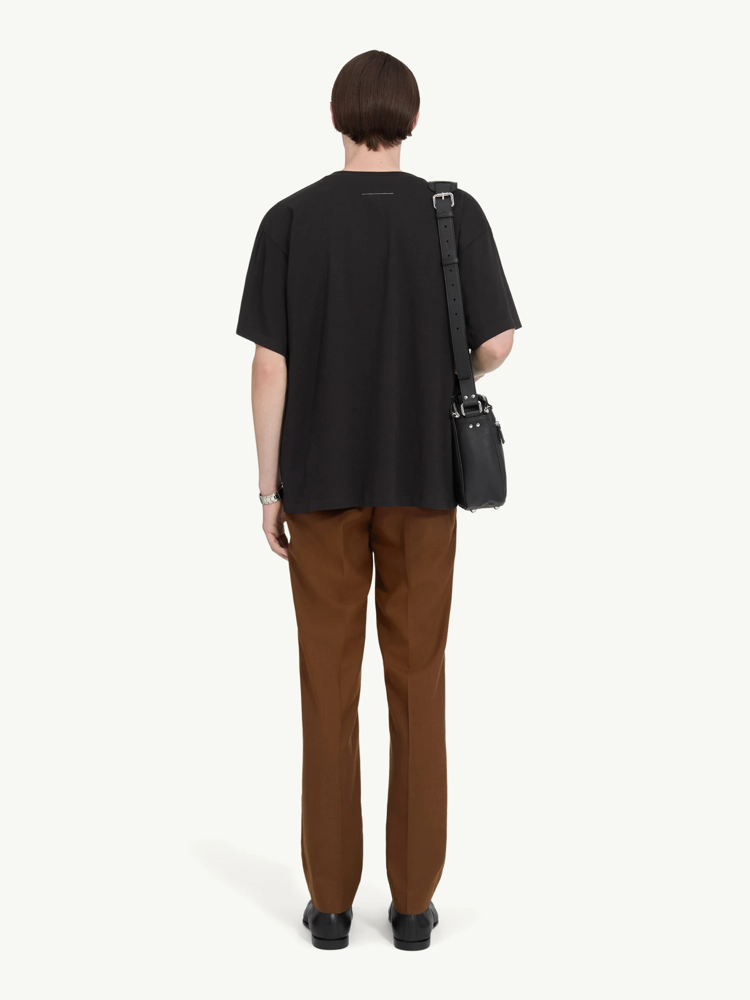 Футболка MM6 Maison Margiela Tape Logo Black