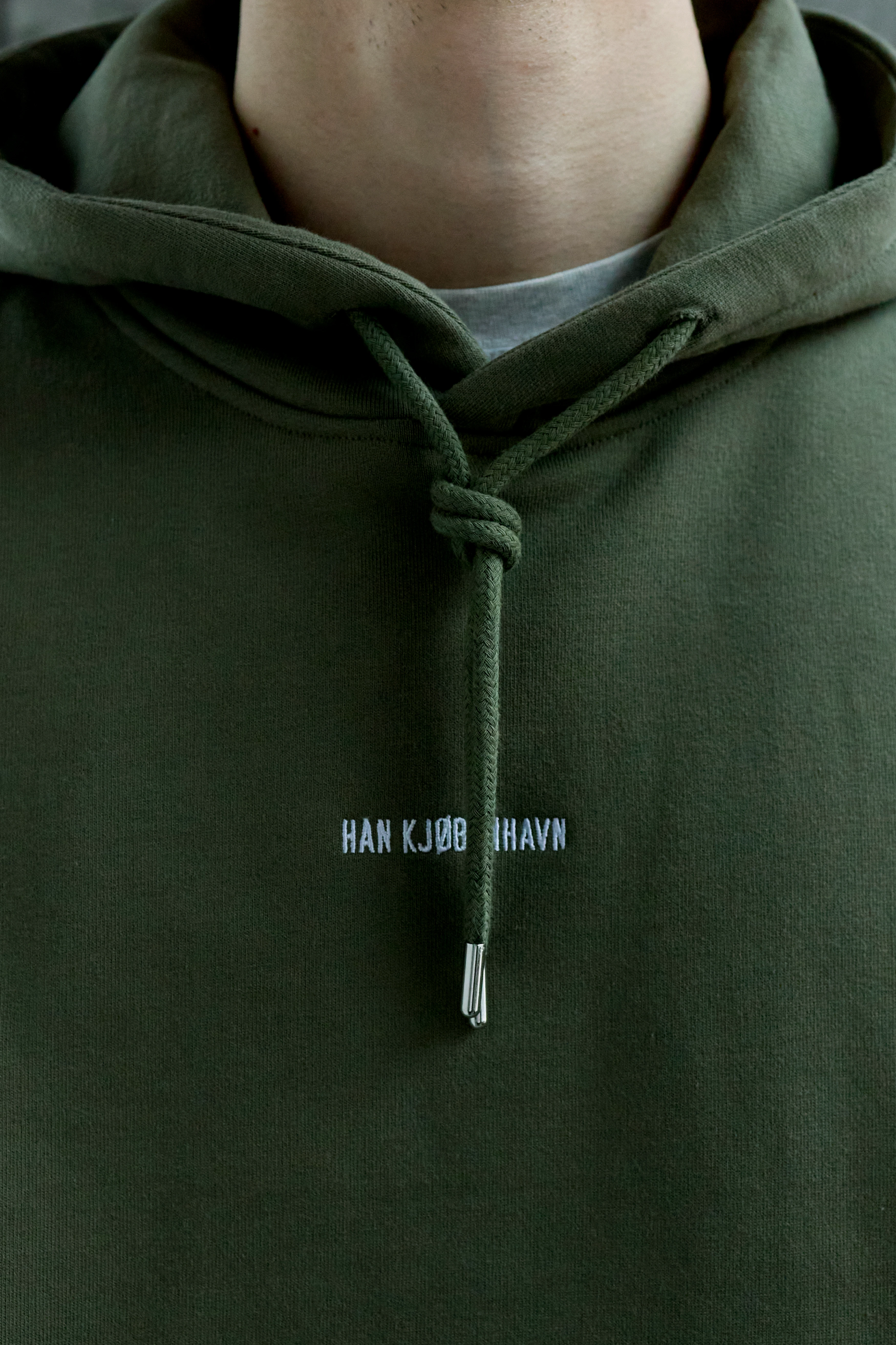 Худи Han Kjøbenhavn Daily Oversized Dark Green