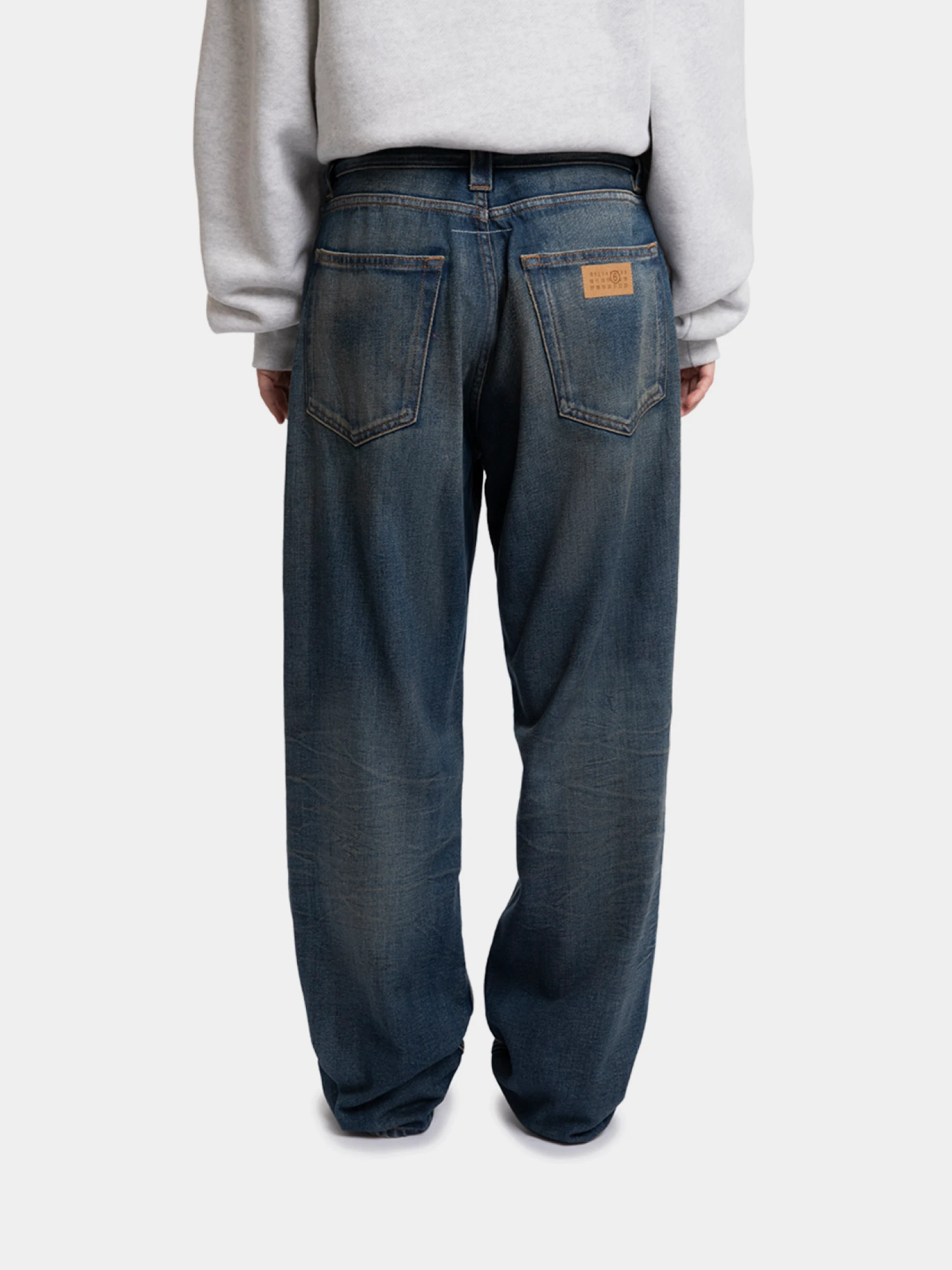 Женские джинсы MM6 Maison Margiela 5 Pocket Blue