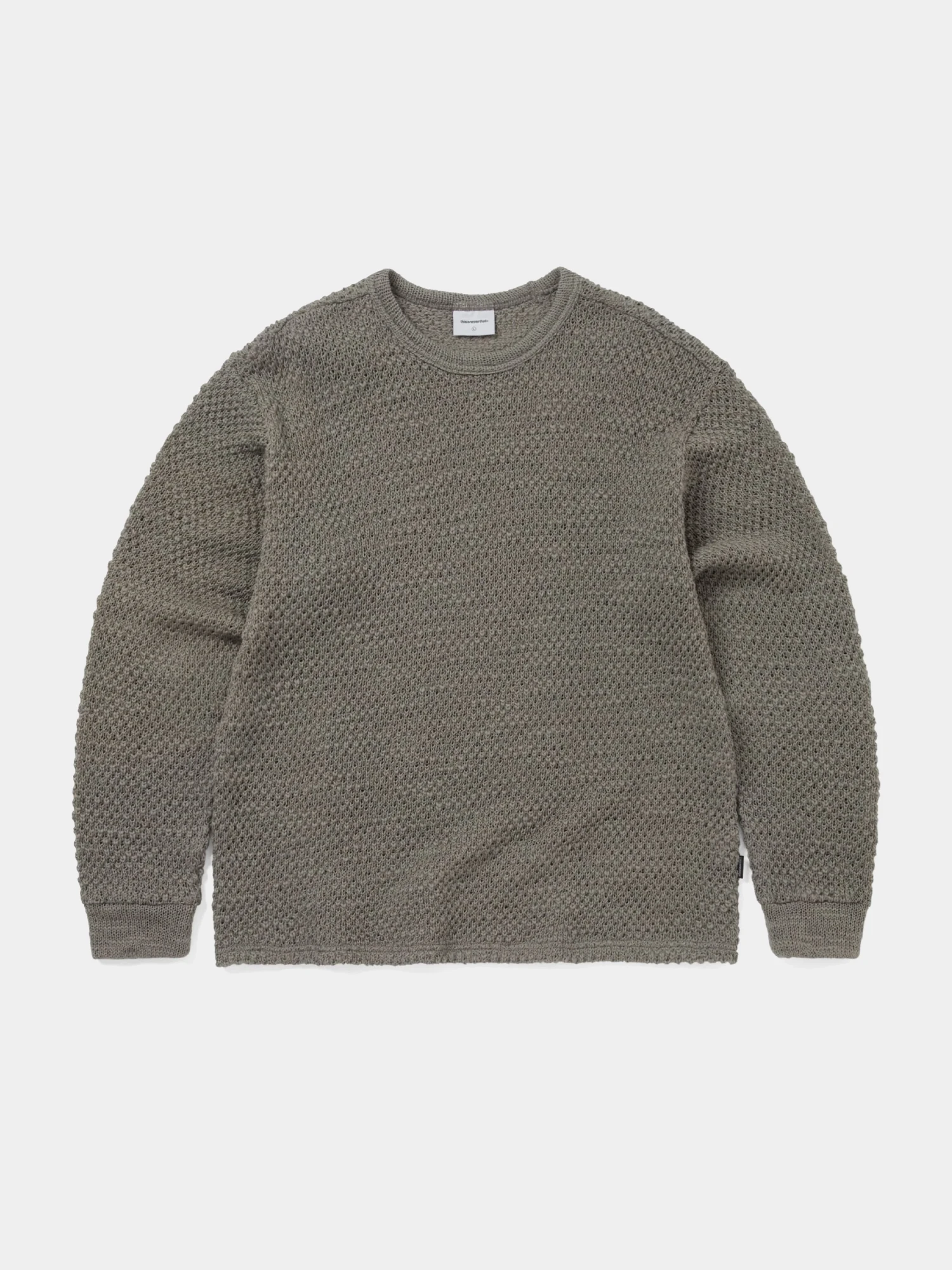 Свитер thisisneverthat Wool Crochet Knit Beige