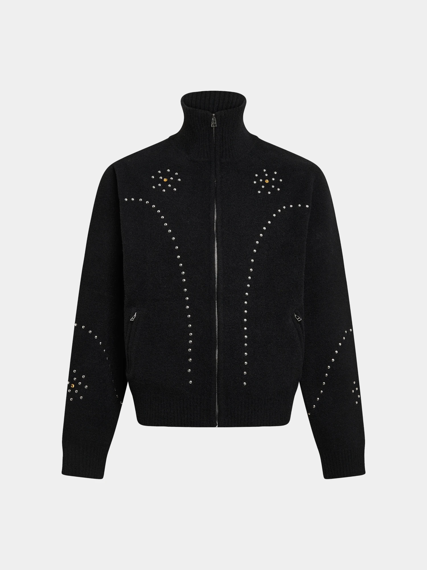 Кардиган Bluemarble Studded Zip-Up Black