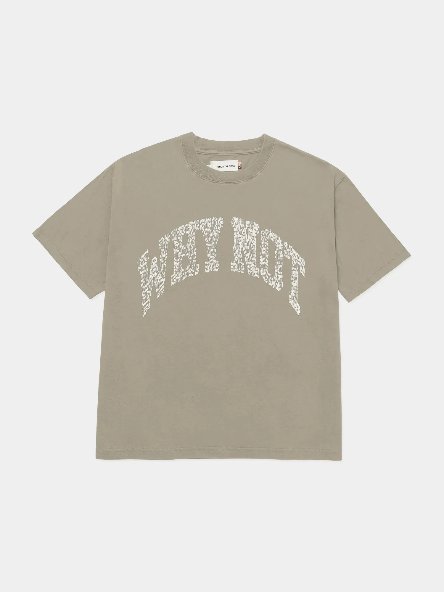 Футболка HONOR THE GIFT Why Not Taupe