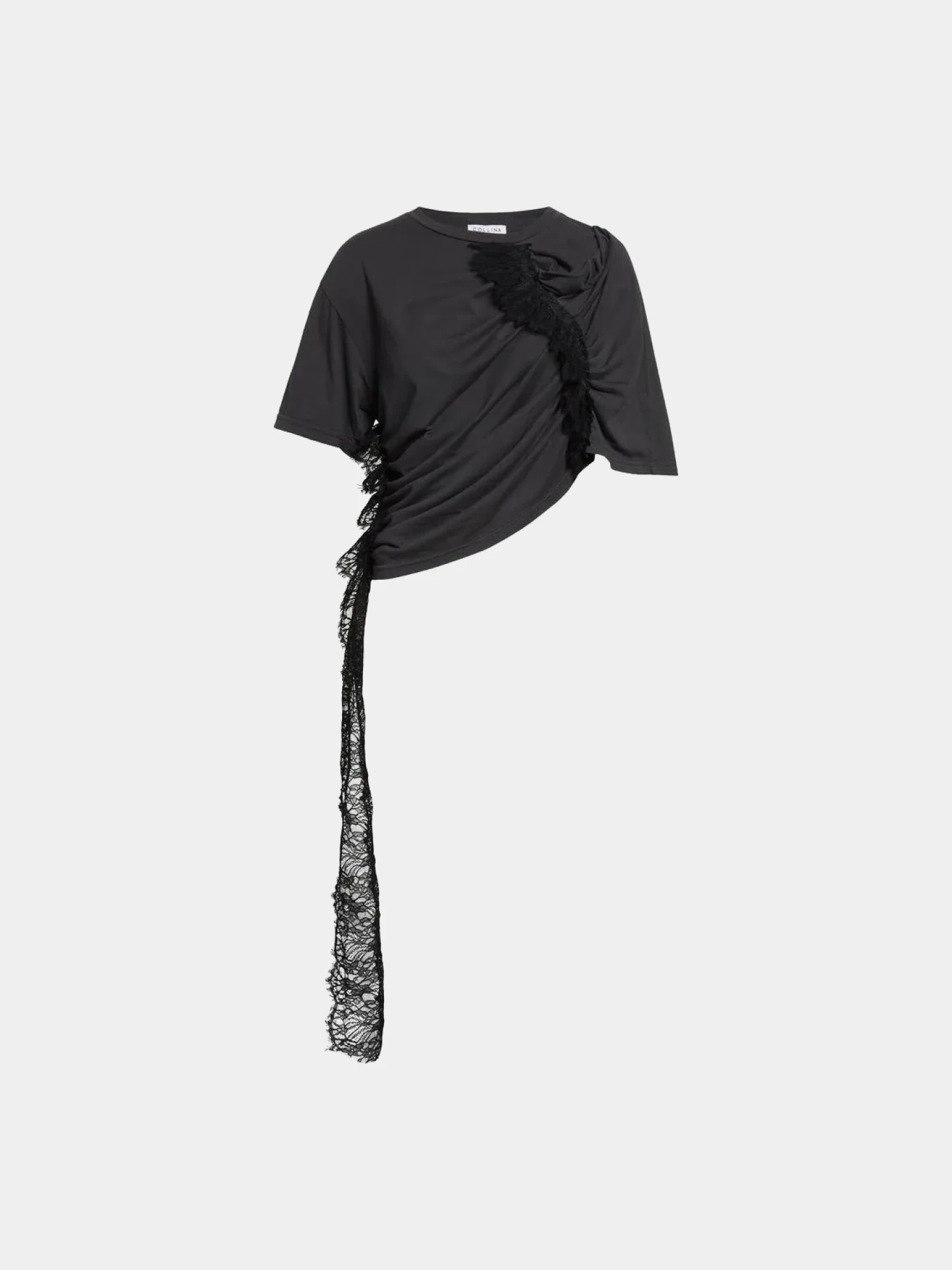 Женская футболка Collina Strada Lace Eva Charcoal