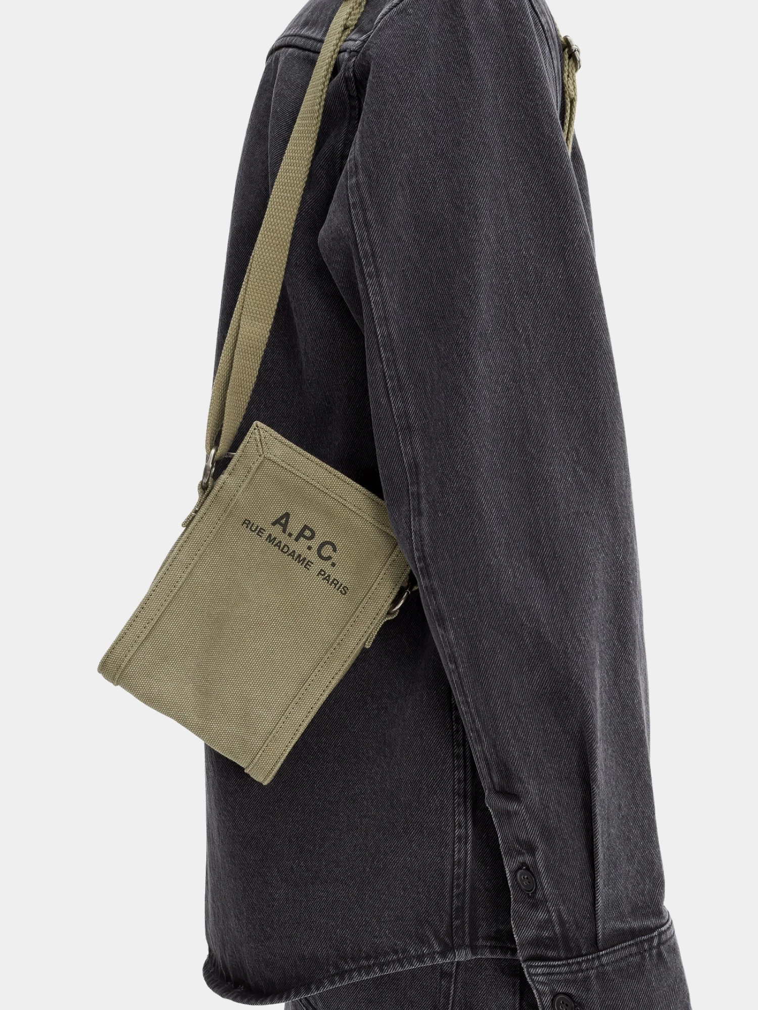 Сумка A.P.C. Recuperation Neck Pouch Kaki