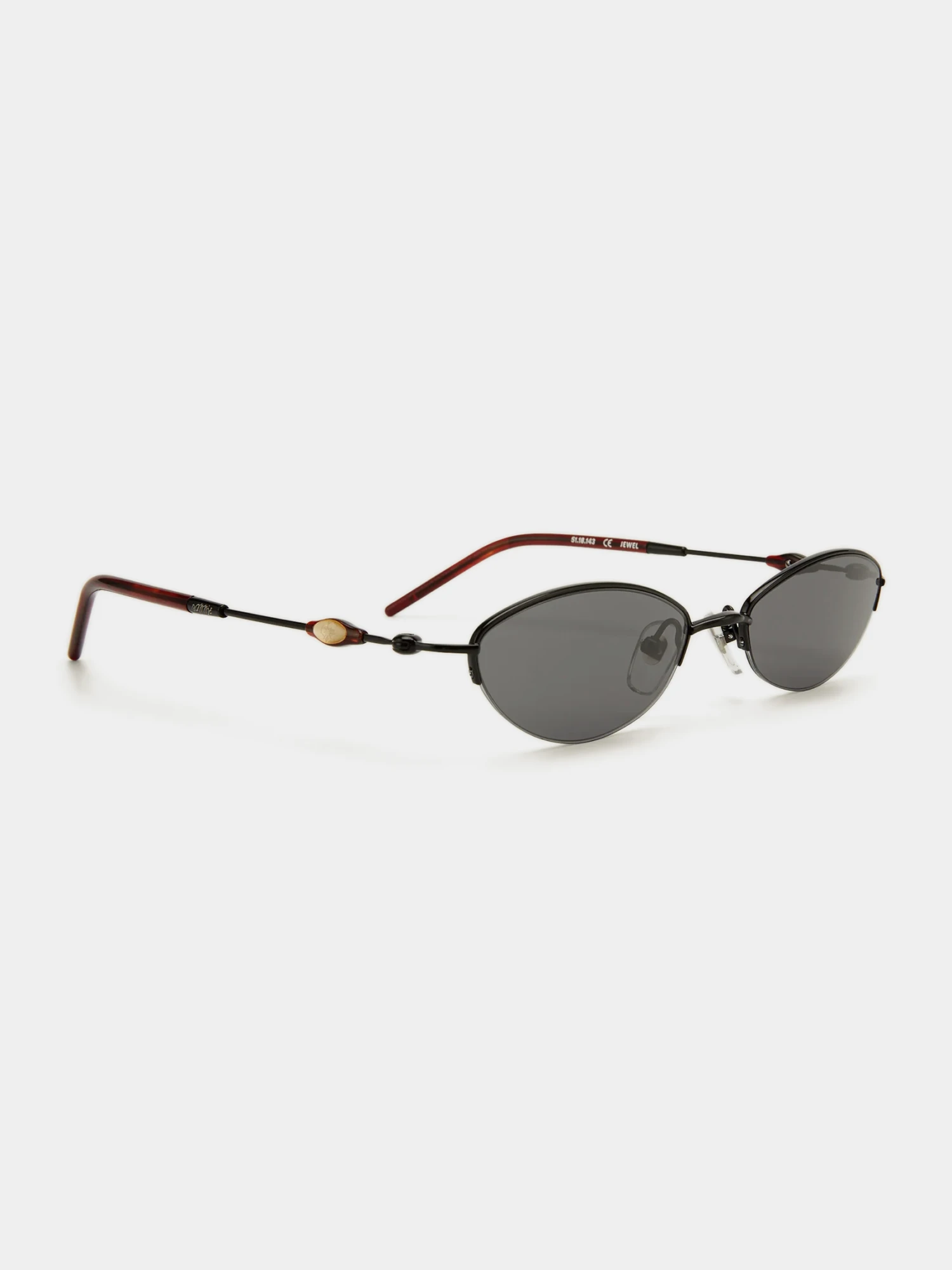 Очки Bonnie Clyde Jewel Black Red Tortoise & Black Lens