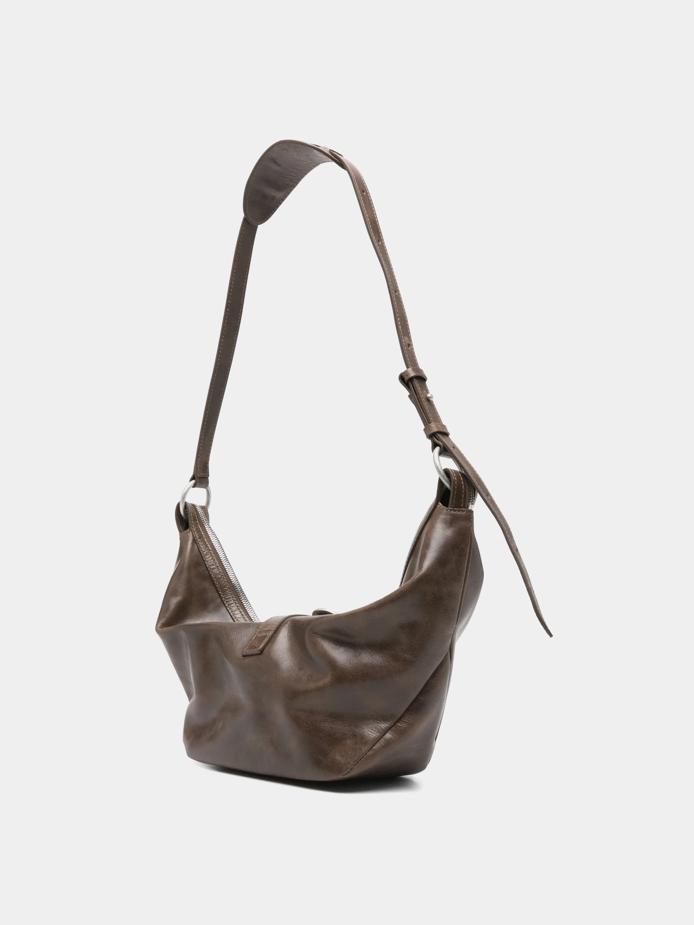 Женская сумка MARGESHERWOOD Belted Hobo Medium Washed Brown