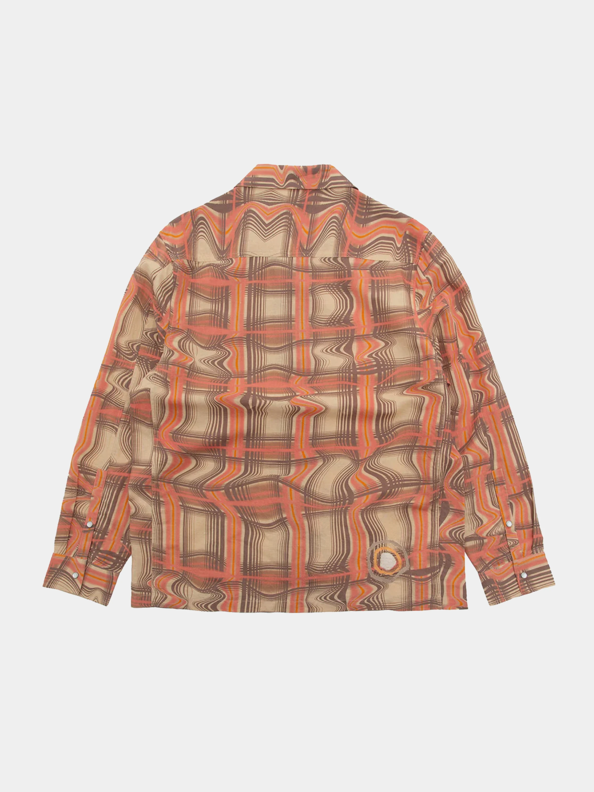 Рубашка ACMH LS Wave Warped Check Print
