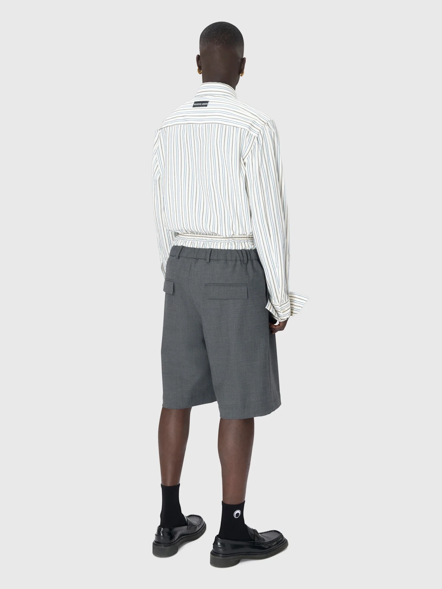 Шорты Marine Serre Regenerated Tailoring Grey
