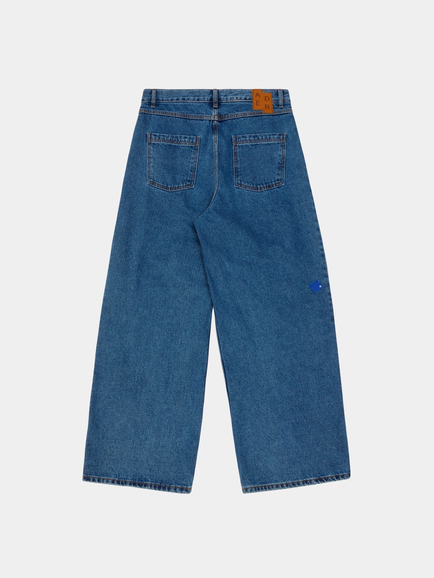 Джинсы ADERERROR Sig; TRS Tag 02 Blue