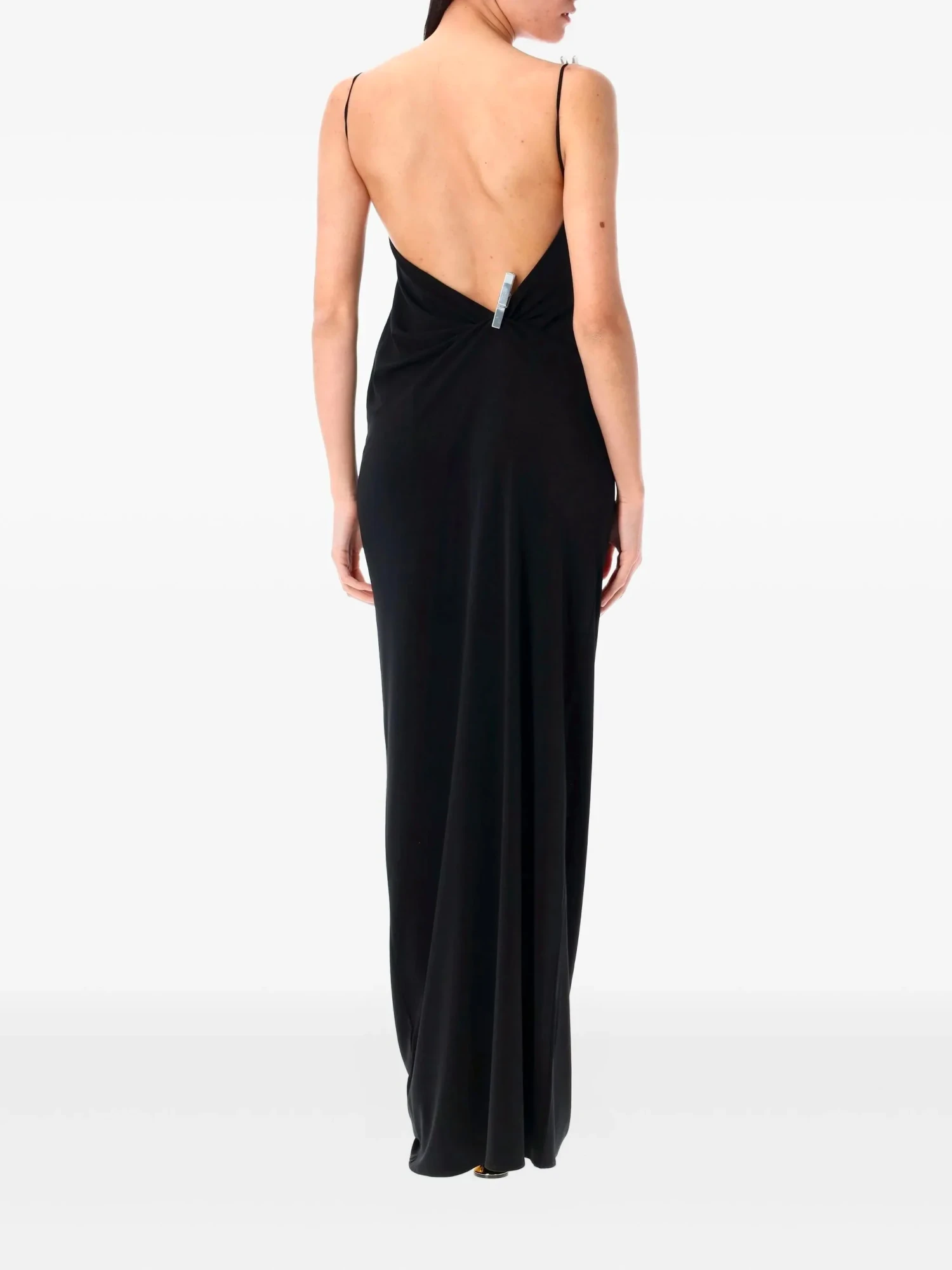 Женское платье Coperni Washing Clip Gala Black