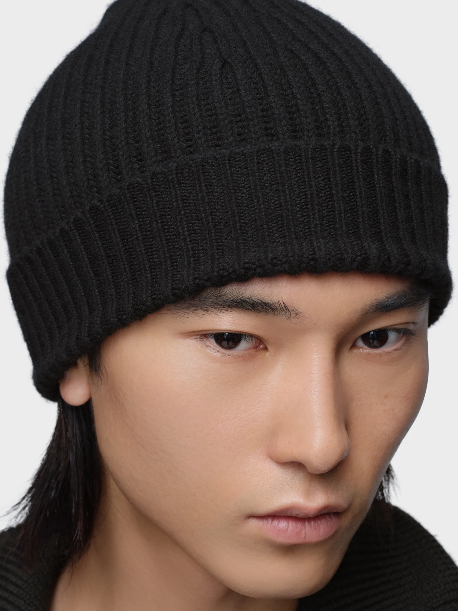 Шапка Maison Margiela Geelong Wool Beanie Black