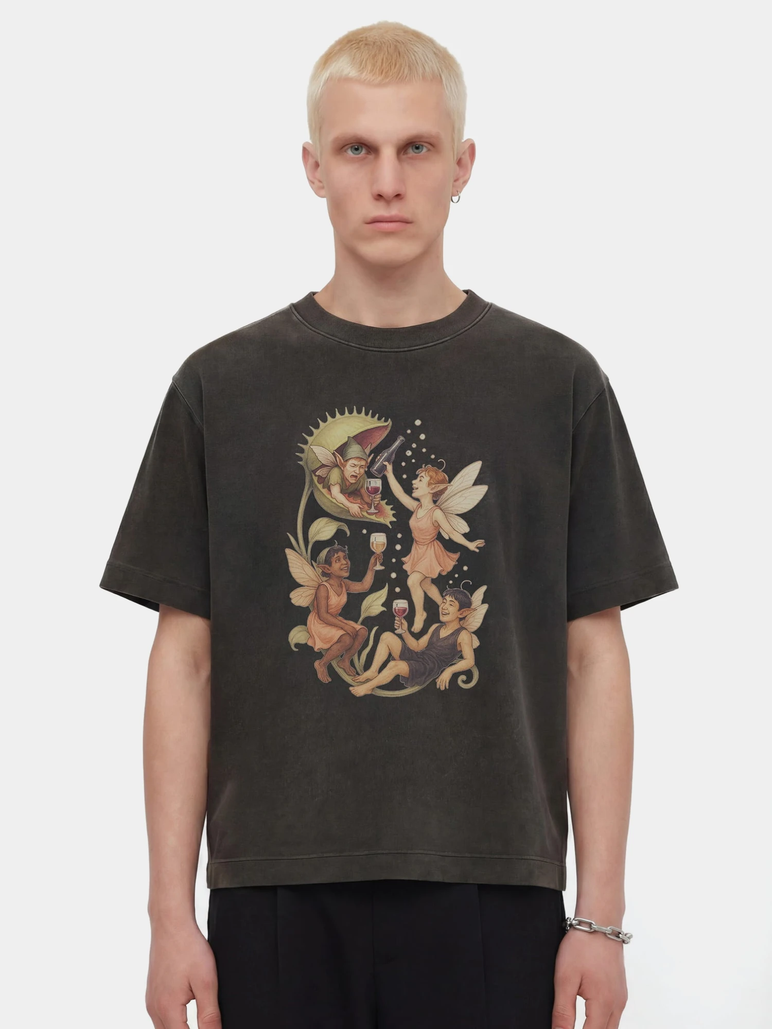 Футболка lorenz Saluti T-Shirt Washed Black