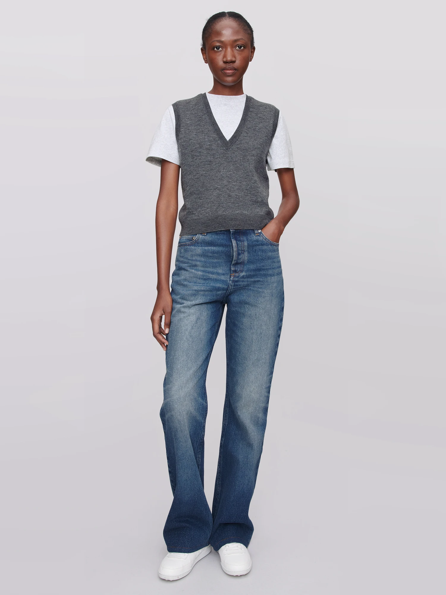 Женский жилет A.P.C. Lise Vest Anthracite
