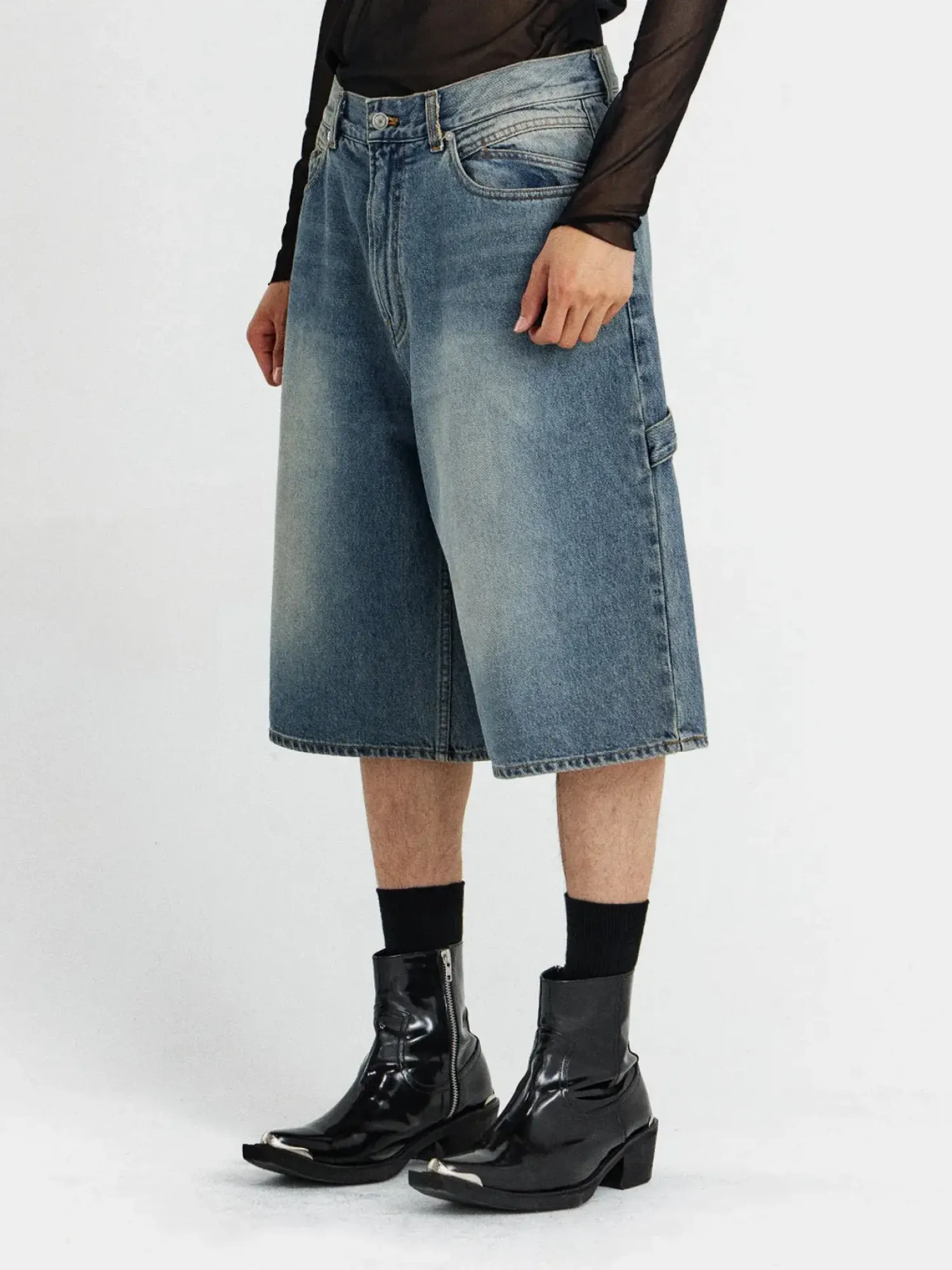 Шорты UNAFFECTED Bermuda Denim Dark Blue