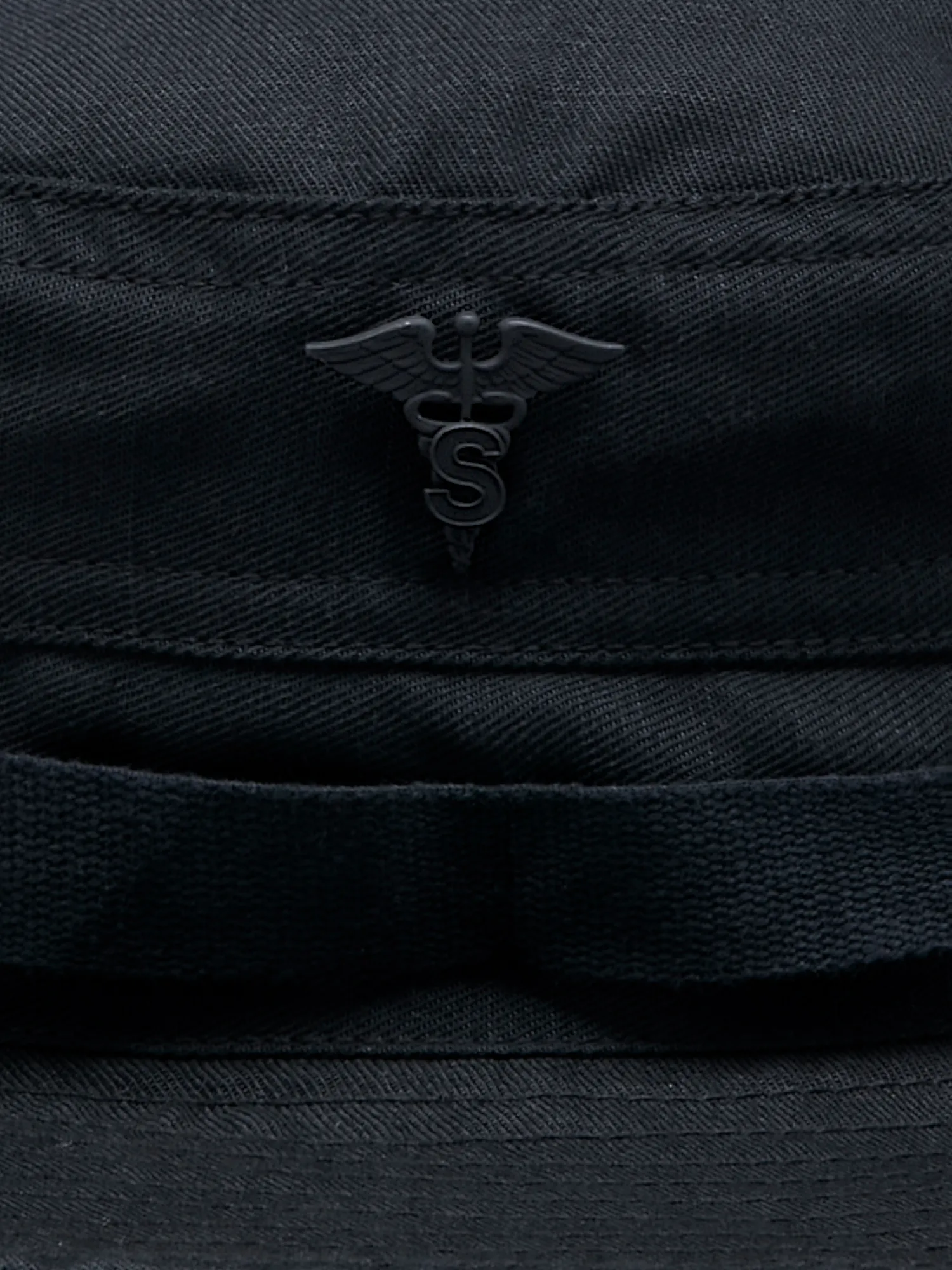 Панама MAHARISHI 6029 Hemp Boonie Hat Black