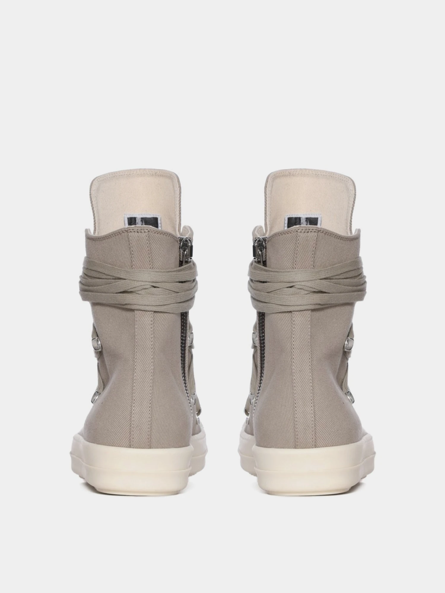 Кеды RICK OWENS DRKSHDW Megalaced Low Dirty Pearl/Milk