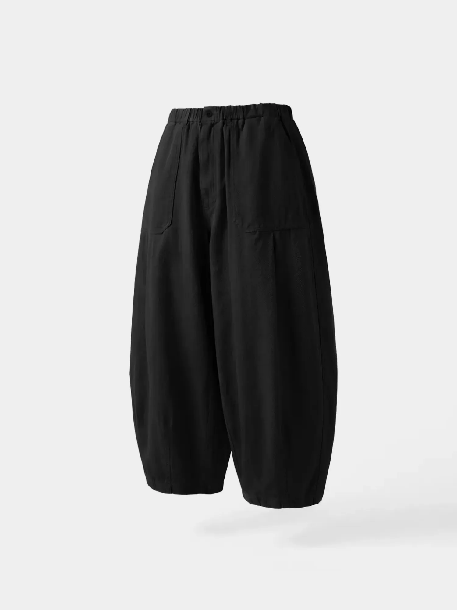 Брюки ANGLAN Fatigue Herringbone Balloon Pants Black
