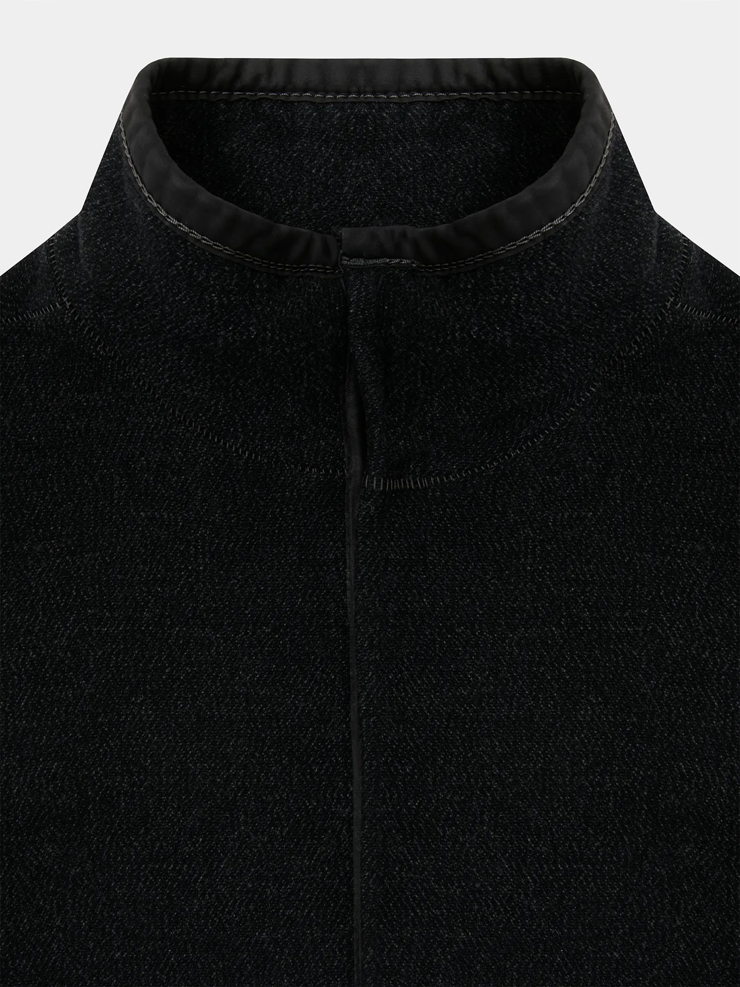 Пальто ISAAC SELLAM Mantel Highcoat Laine Unique Anthrazit