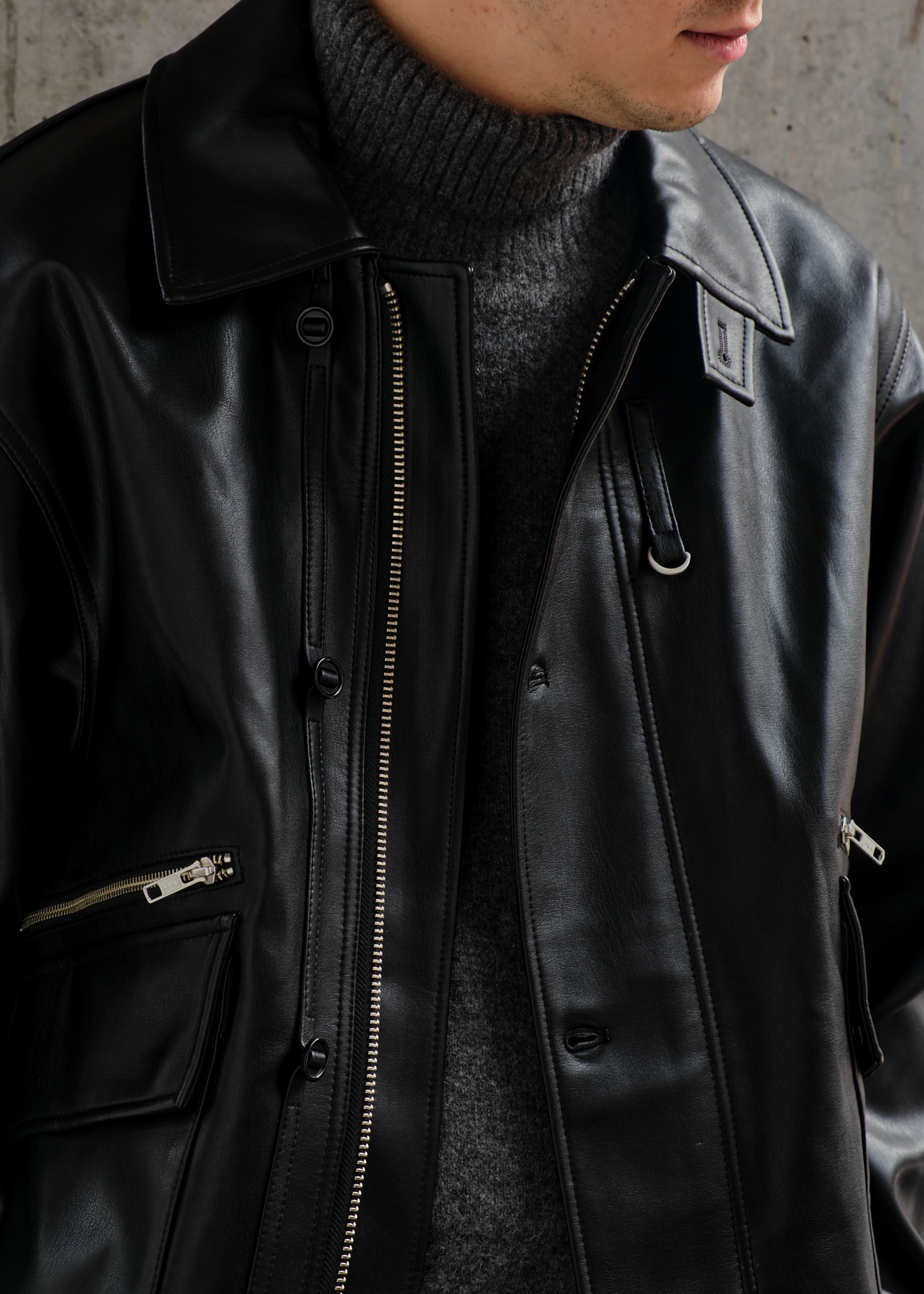 Кожаная куртка Uniform Bridge Mk3 Vegan Leather Black